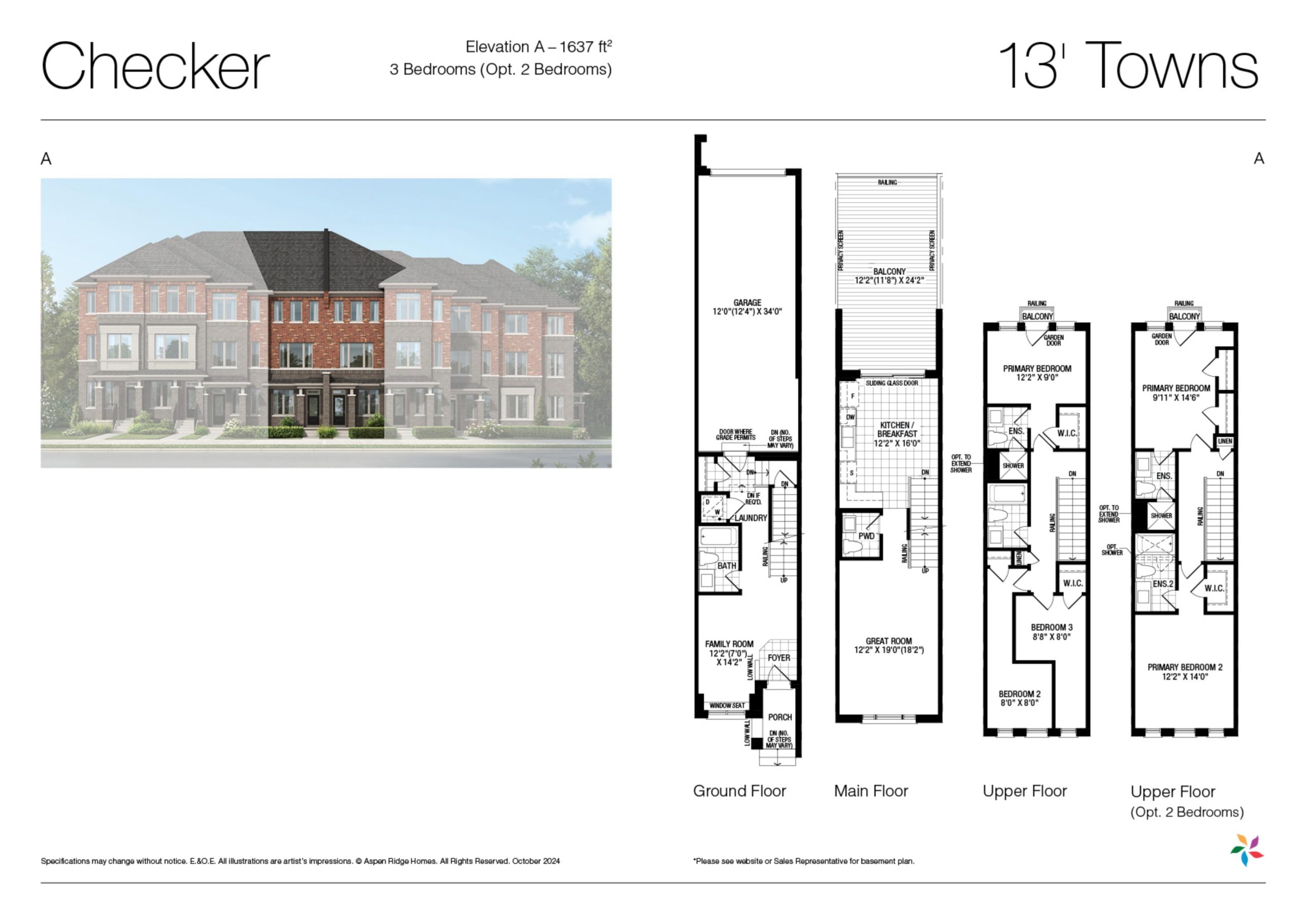 Checker floor plan