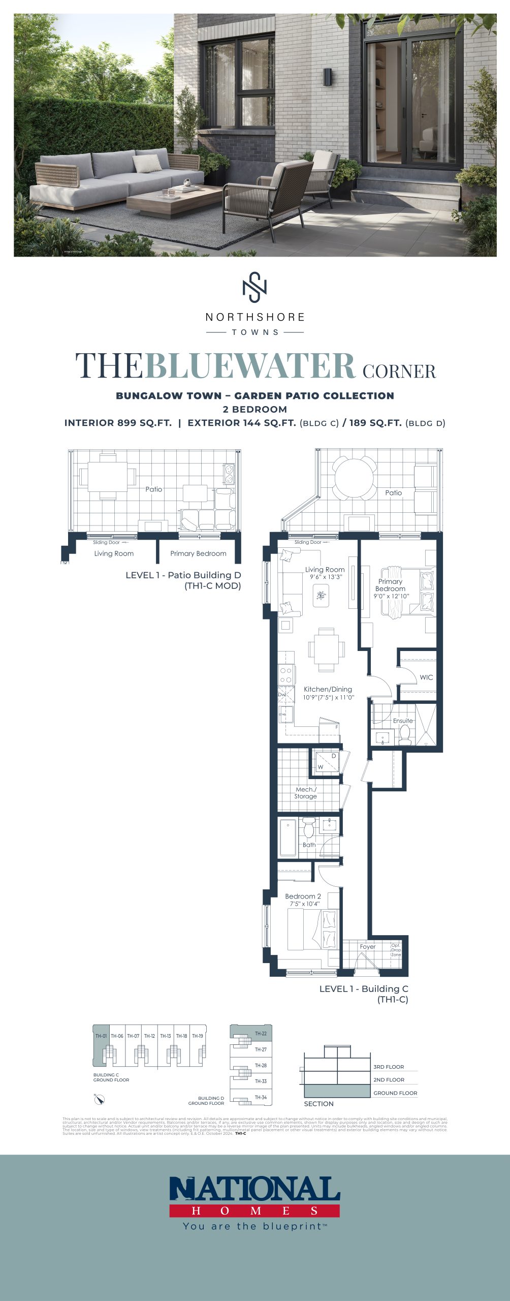The Bluewater Corner floor plan