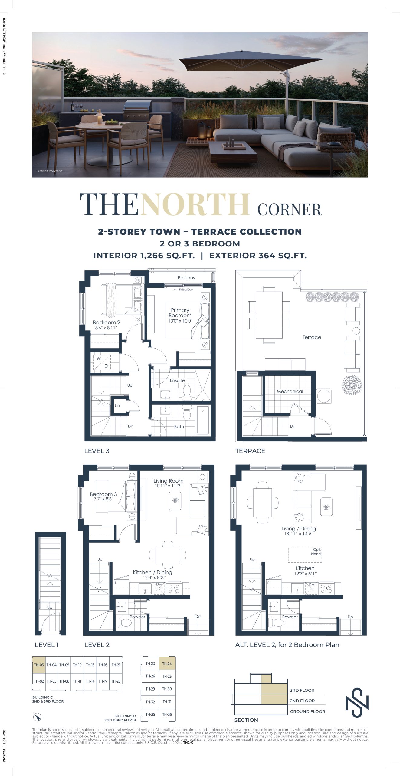 The North Corner floor plan