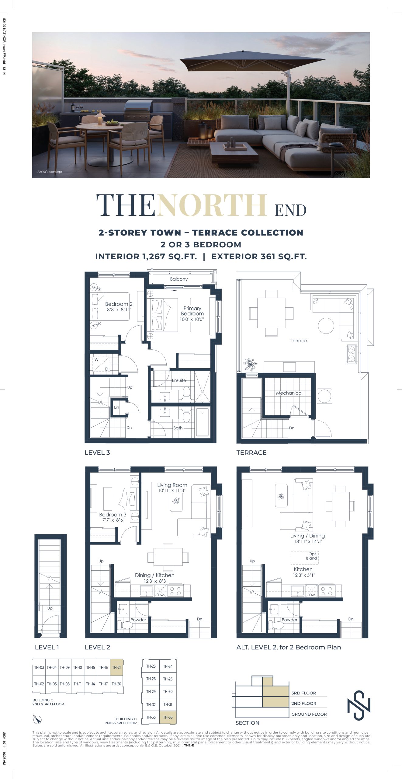 The North End floor plan