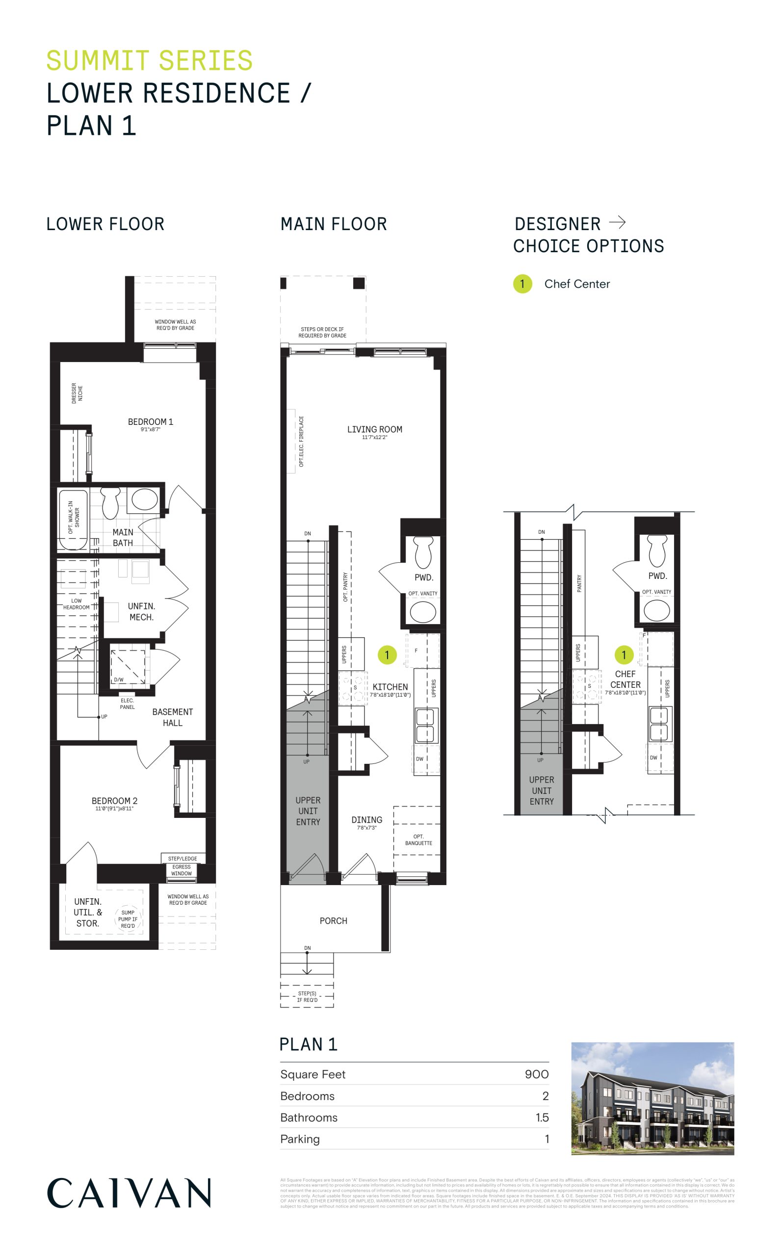 Plan 1 - Summit Series plan preview