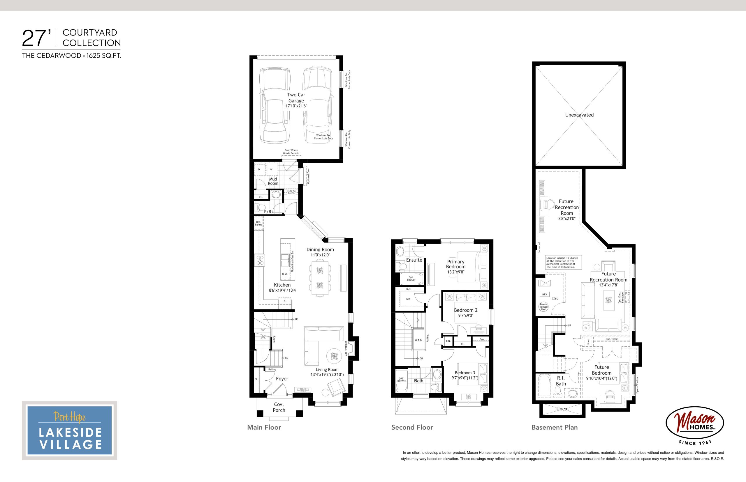 The Cedarwood floor plan