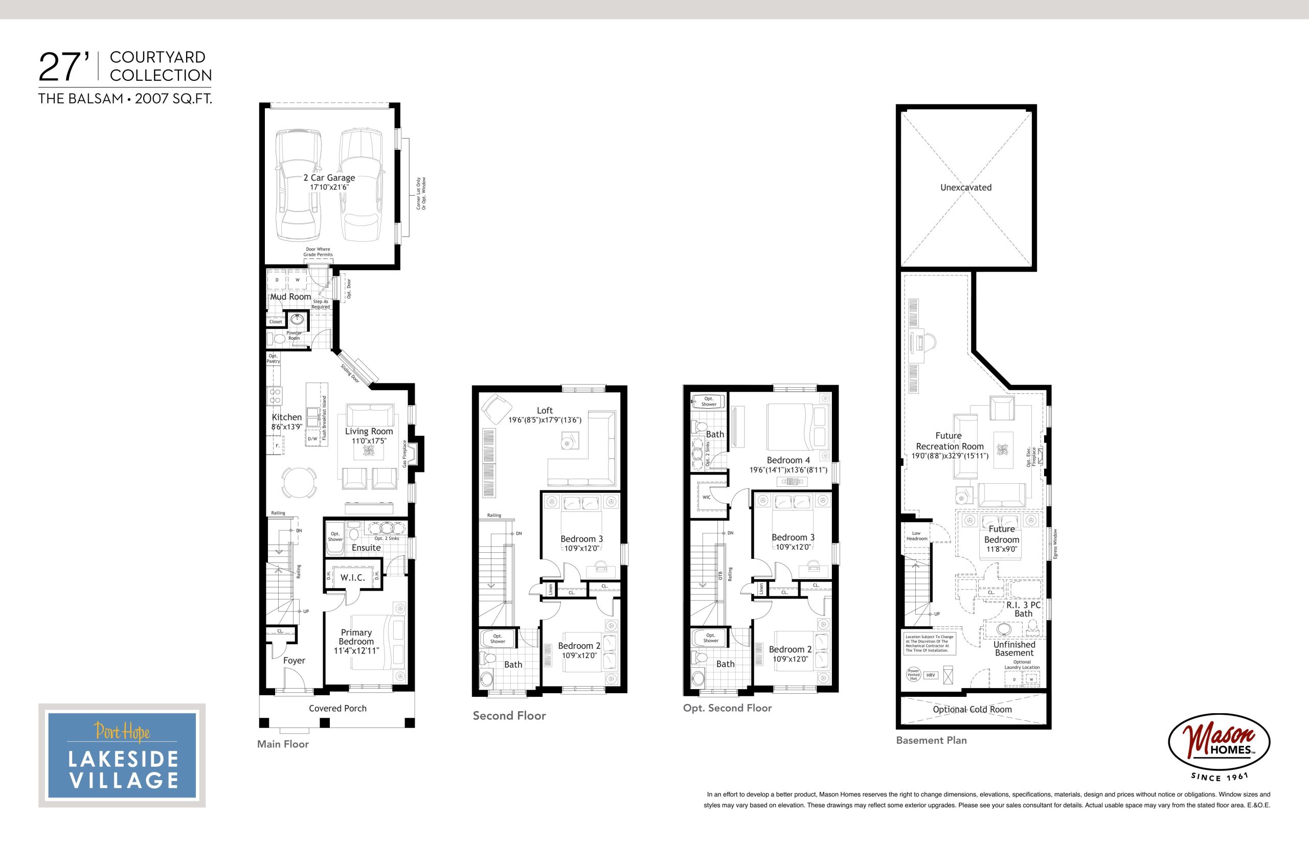The Balsam floor plan