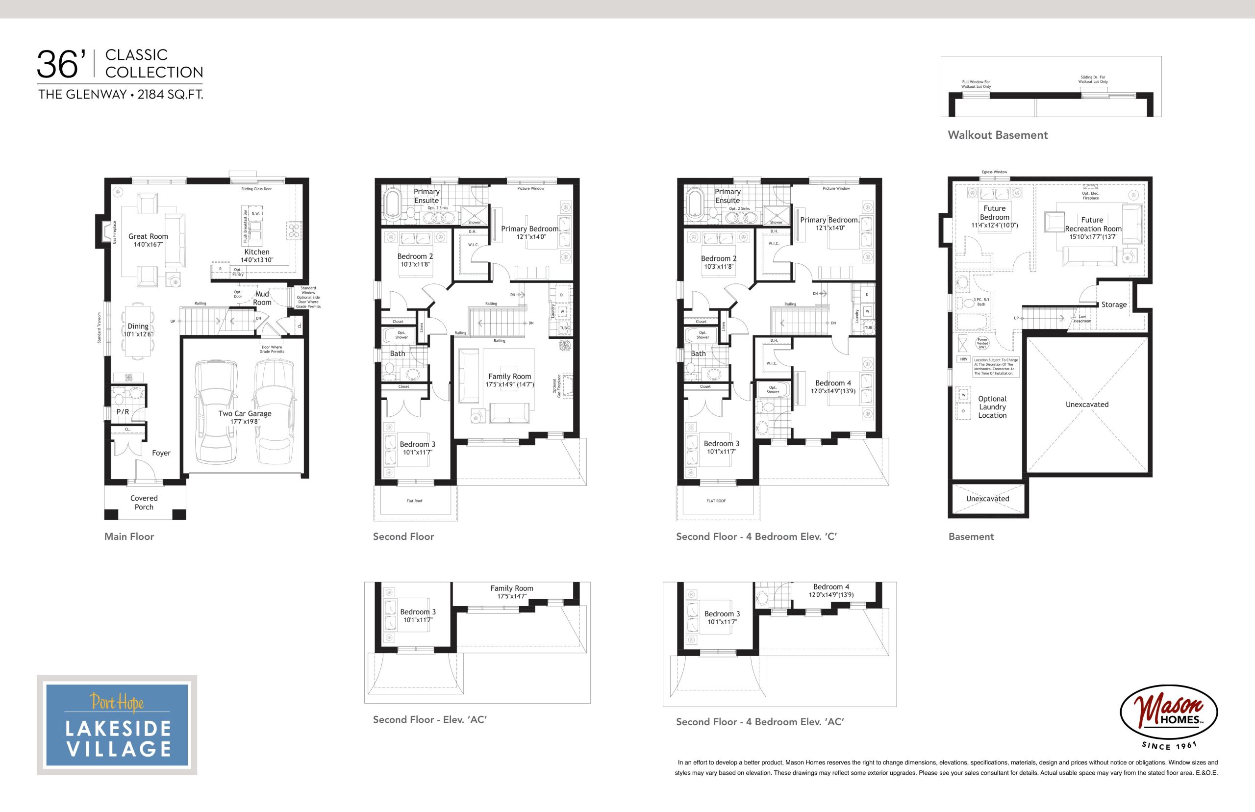 The Glenway floor plan