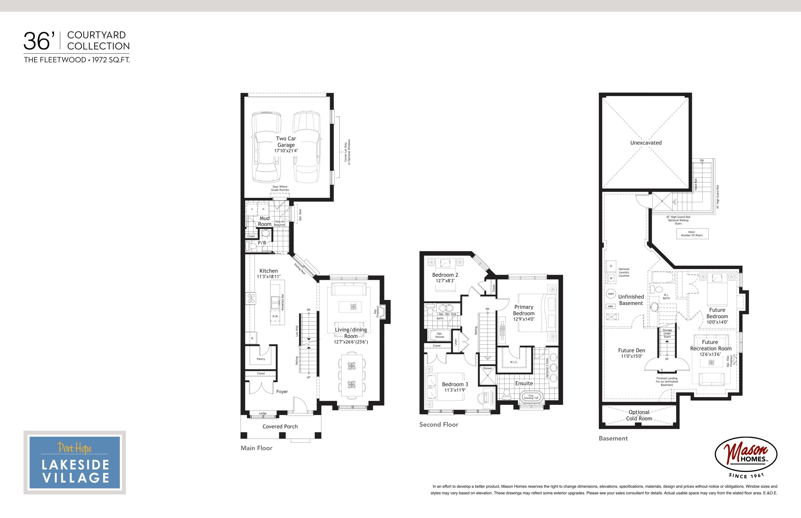 The Fleetwood floor plan