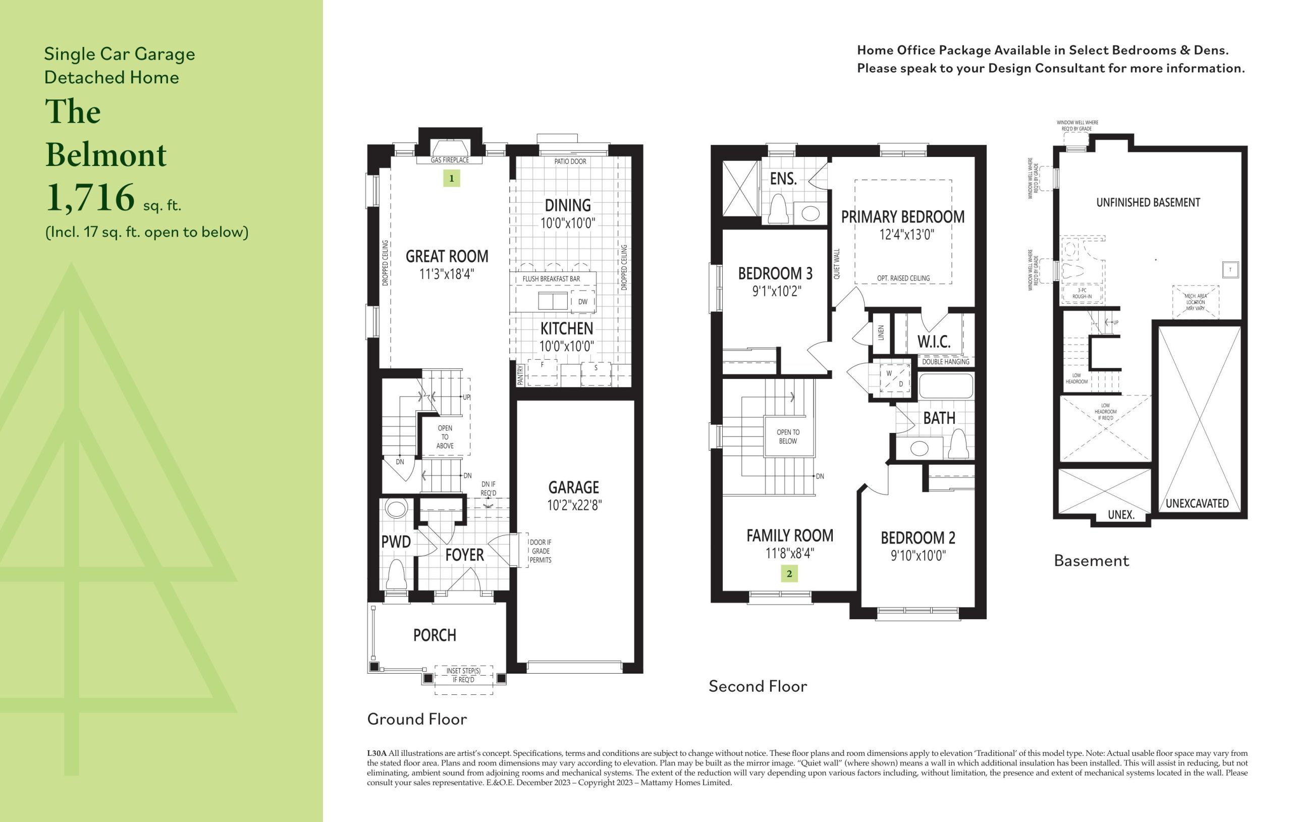 The Belmont floor plan