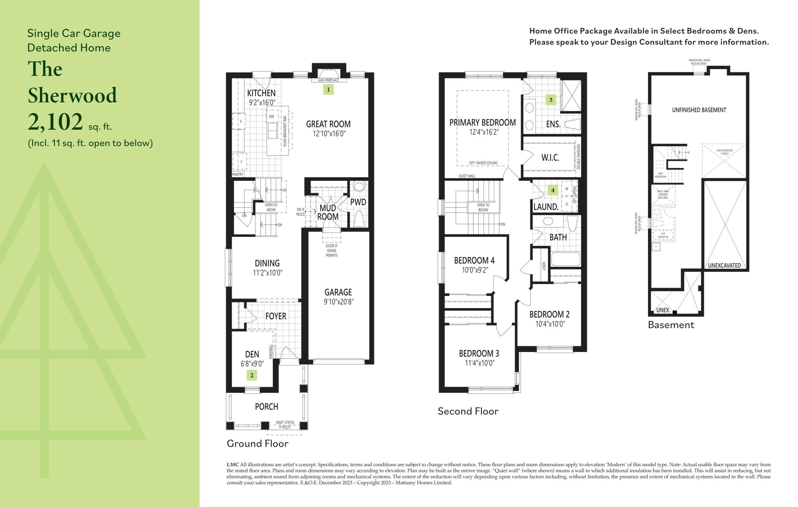 The Sherwood floor plan