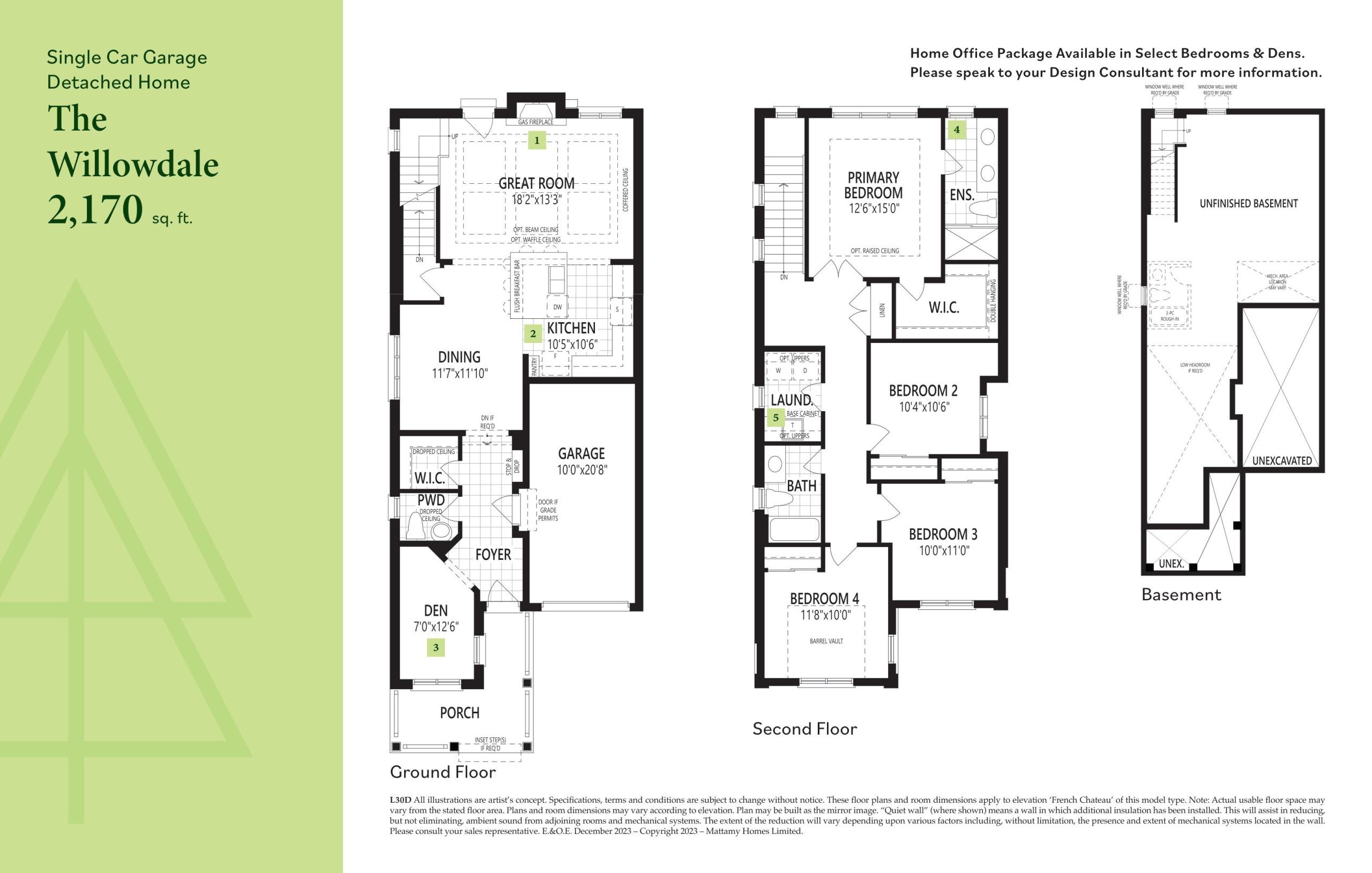 The Willowdale floor plan
