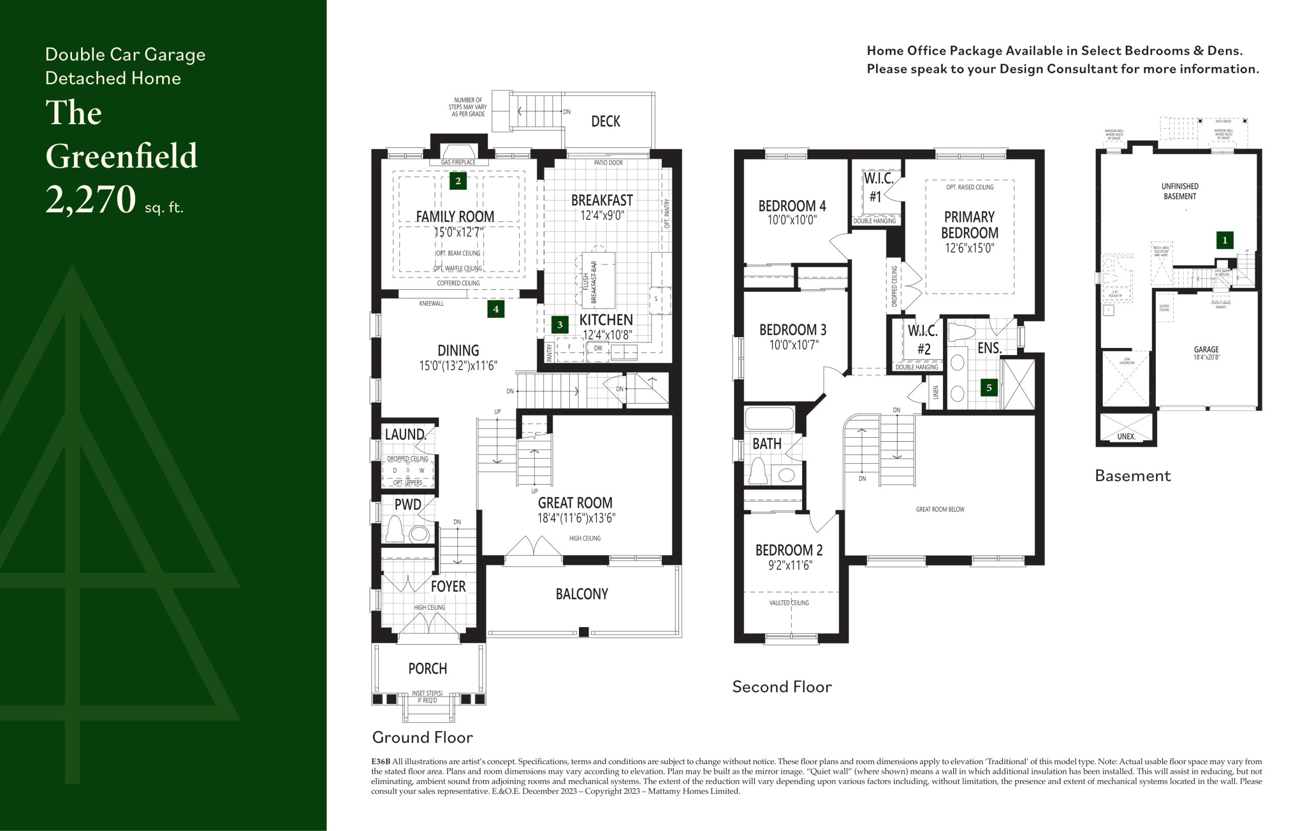 The Greenfield floor plan