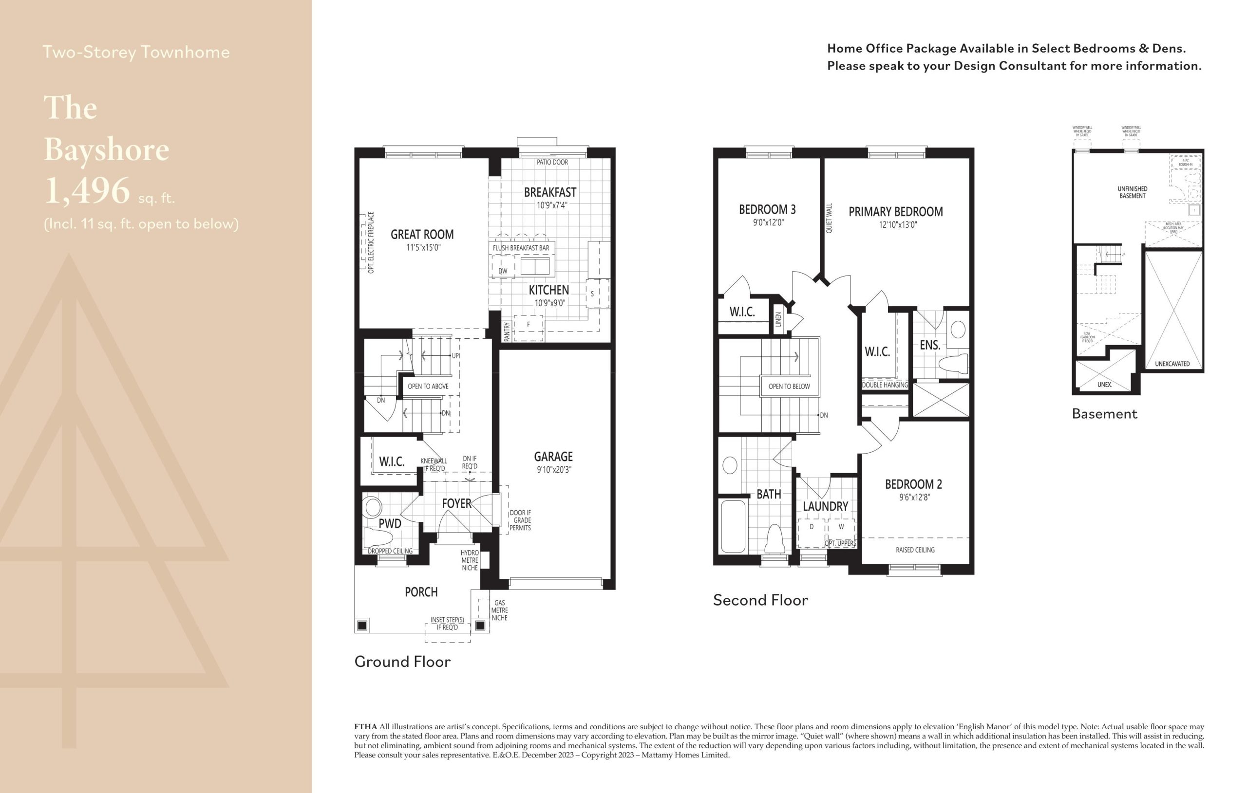 The Bayshore floor plan