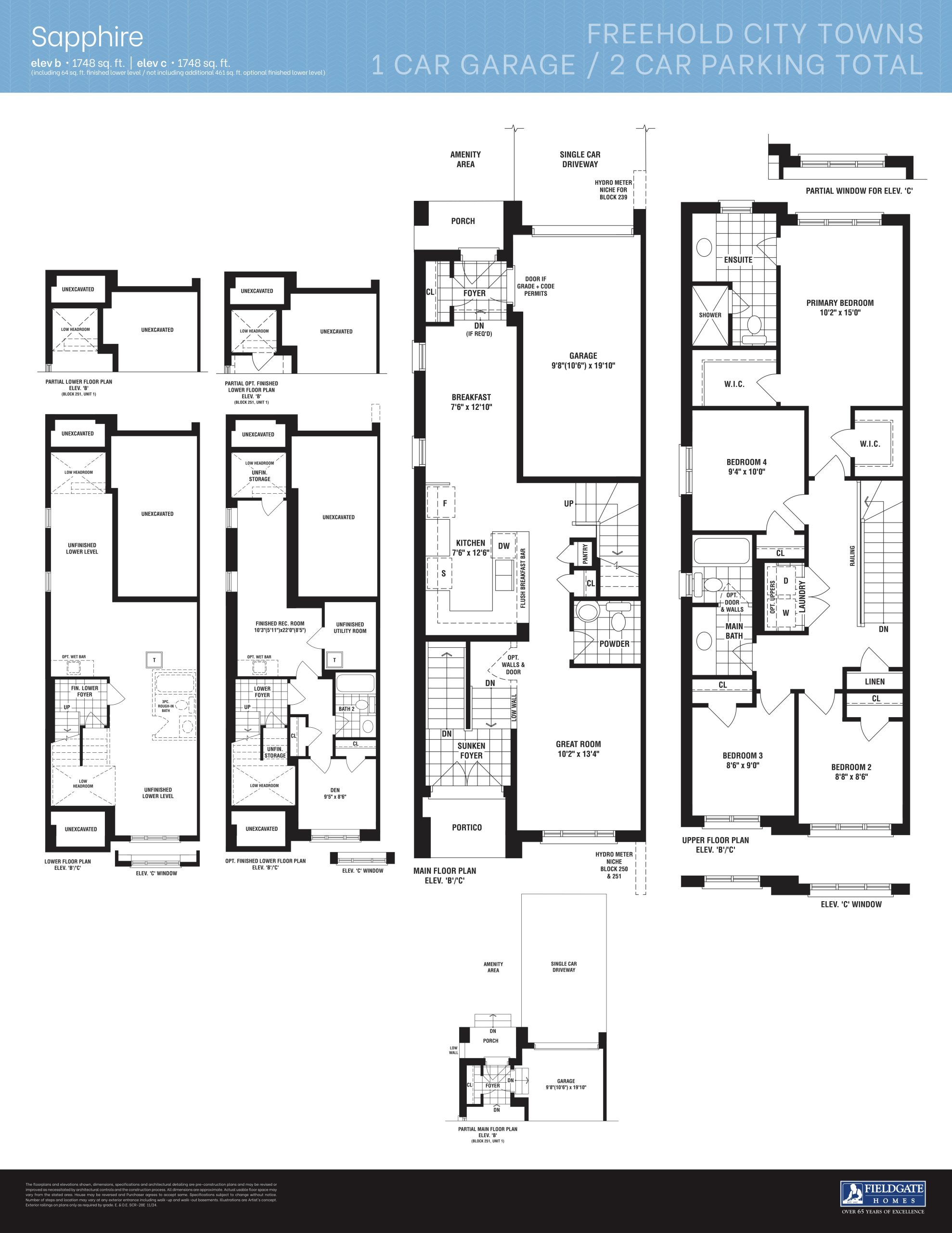 Sapphire floor plan