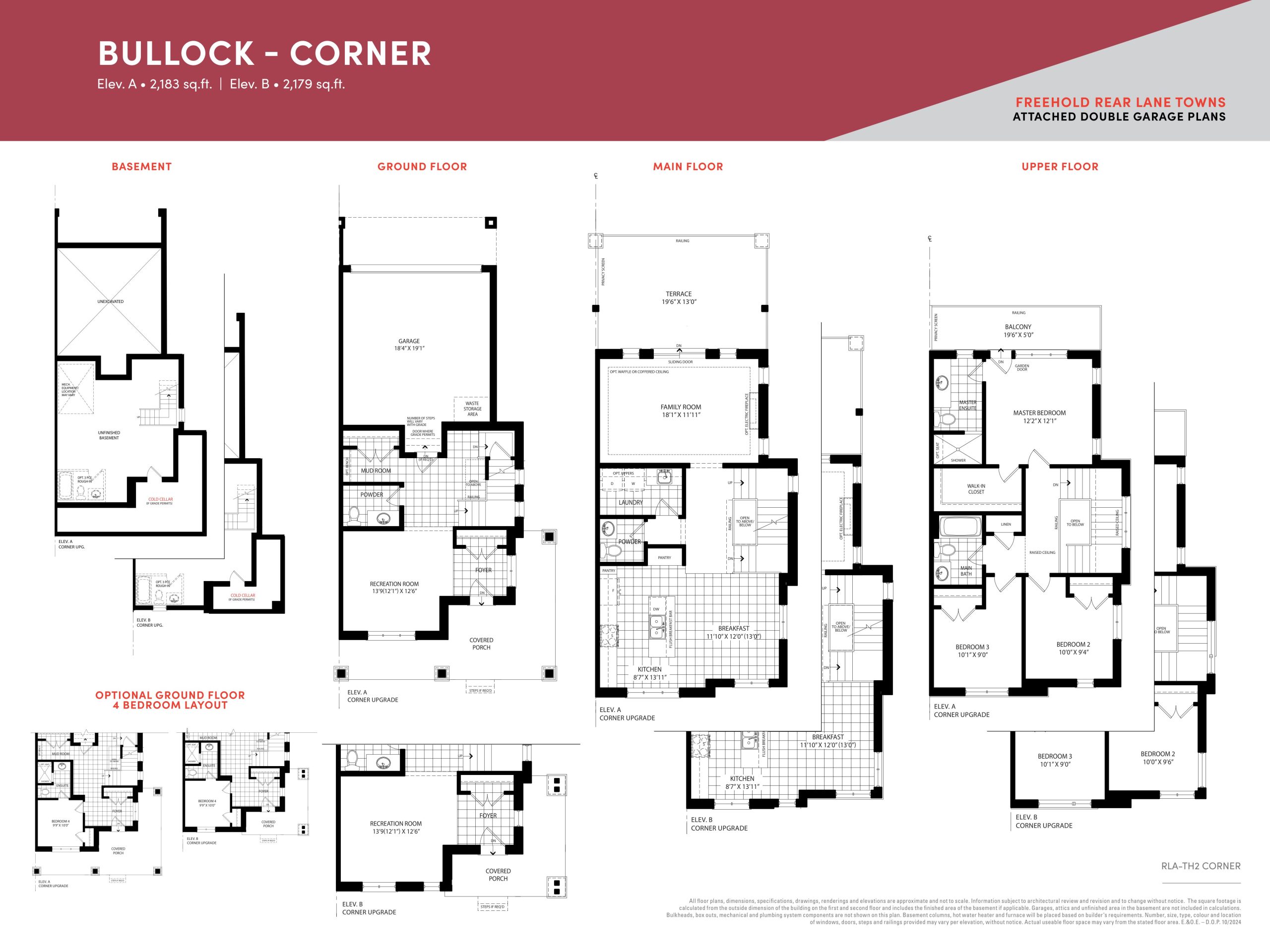 Bullock - Corner floor plan