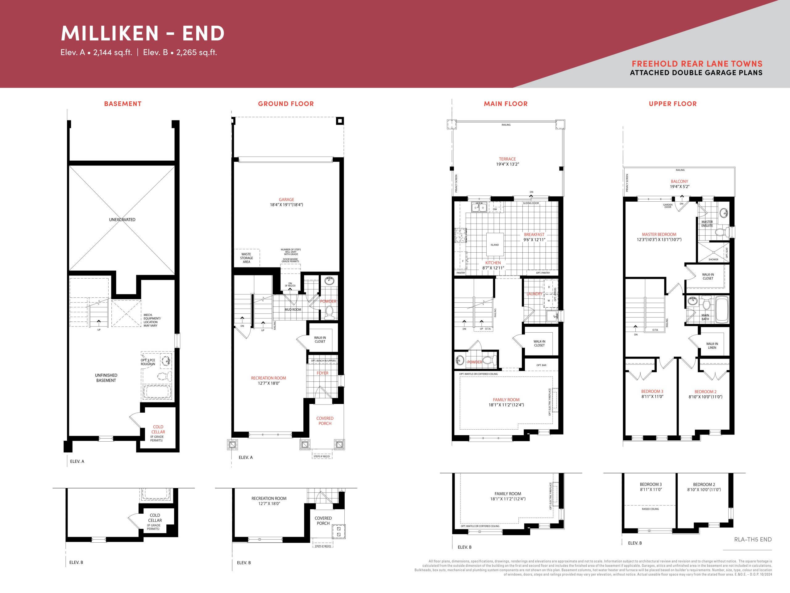 Milliken - End floor plan