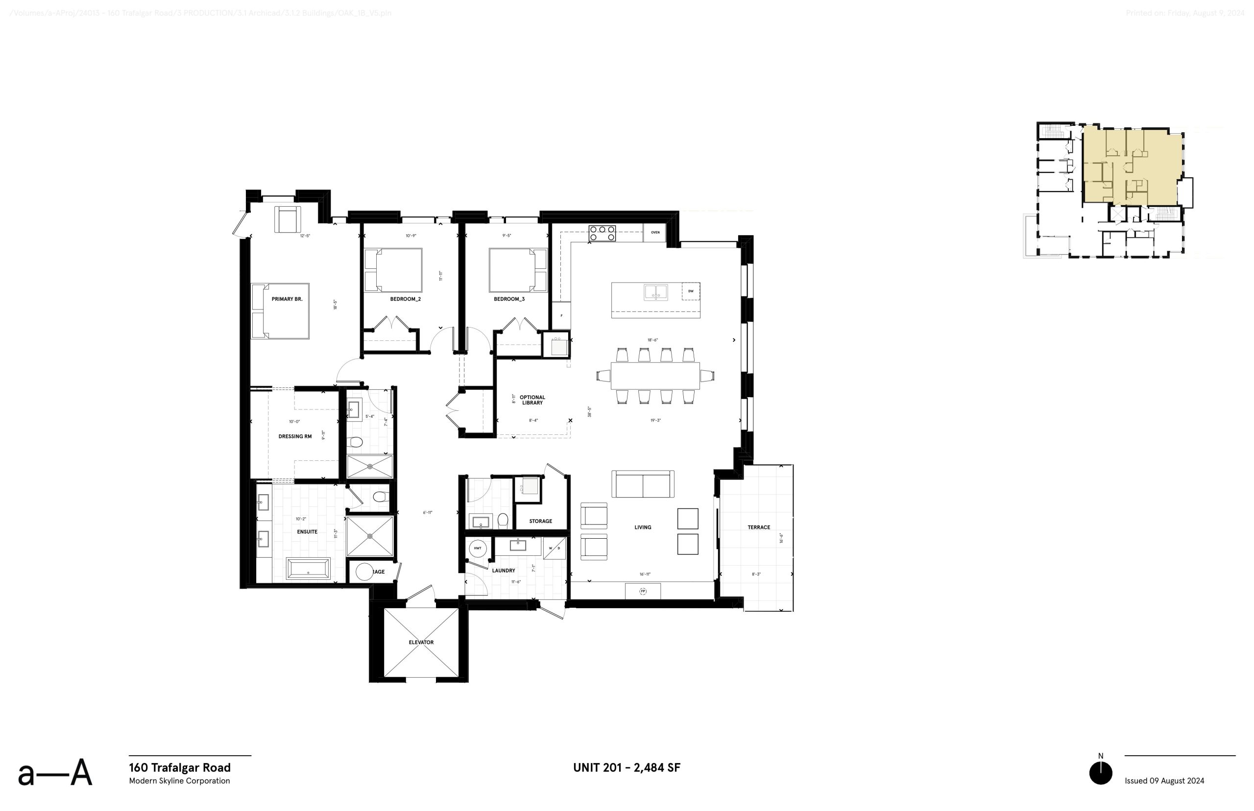 Unit 201 floor plan