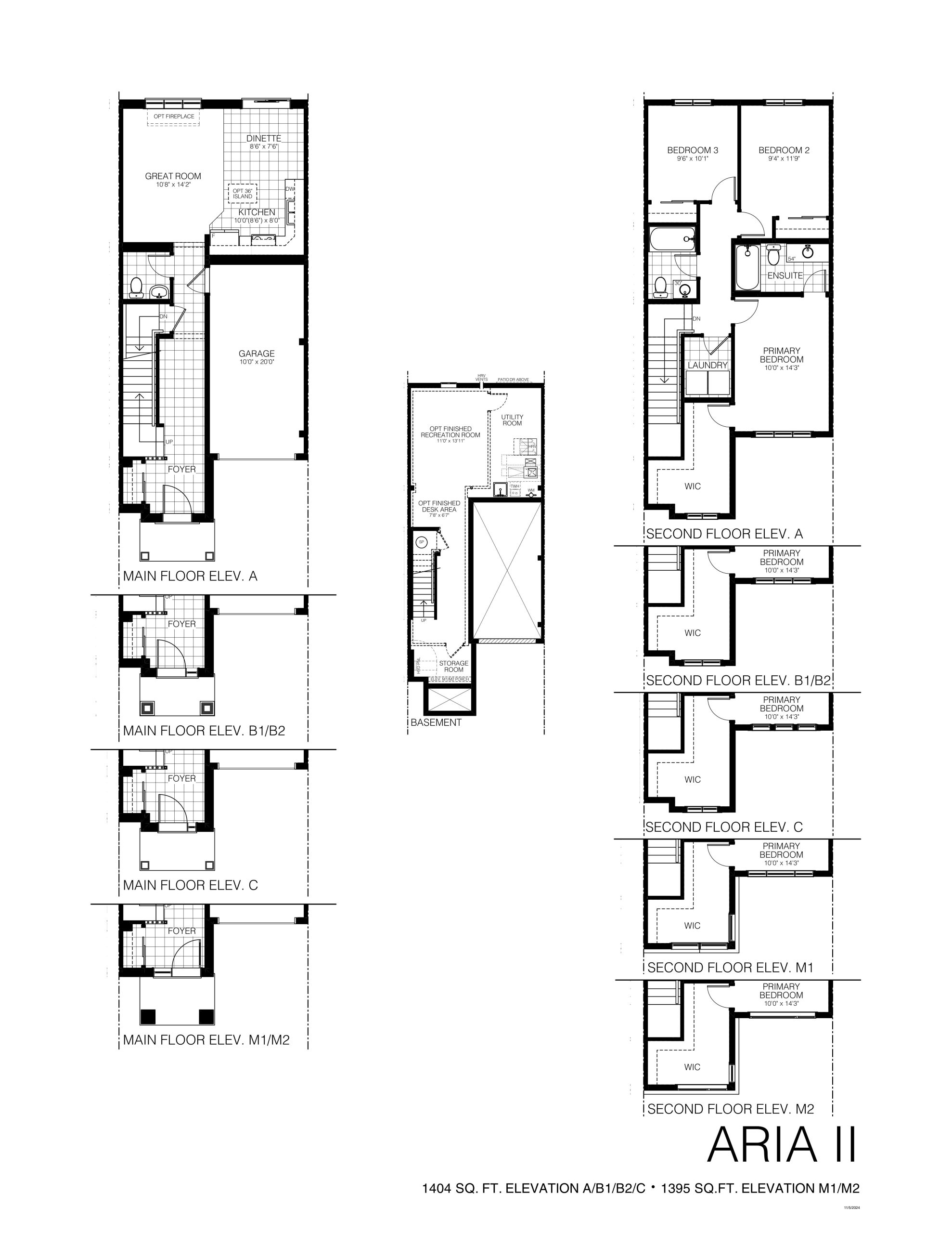 Aria II floor plan