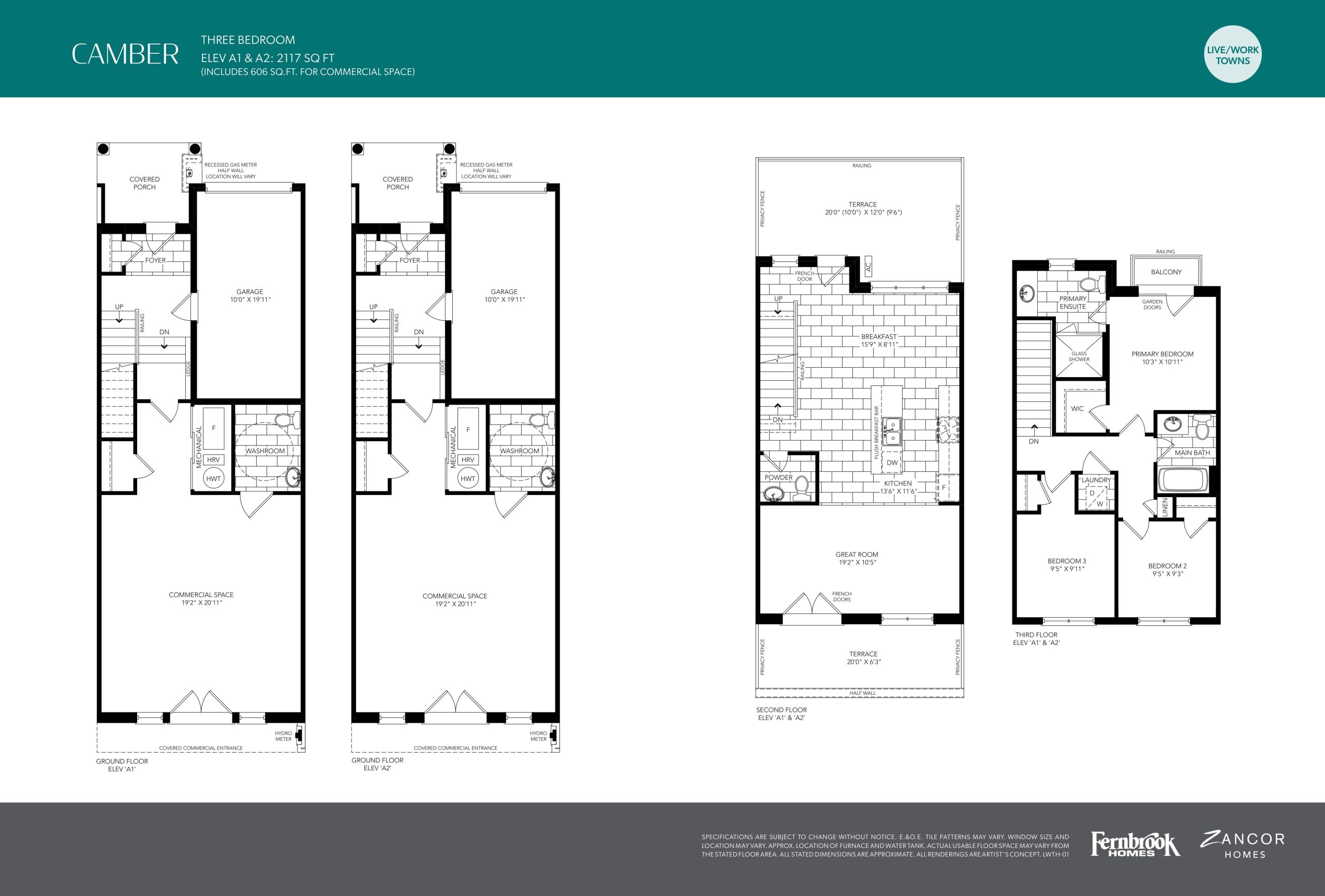 Camber floor plan