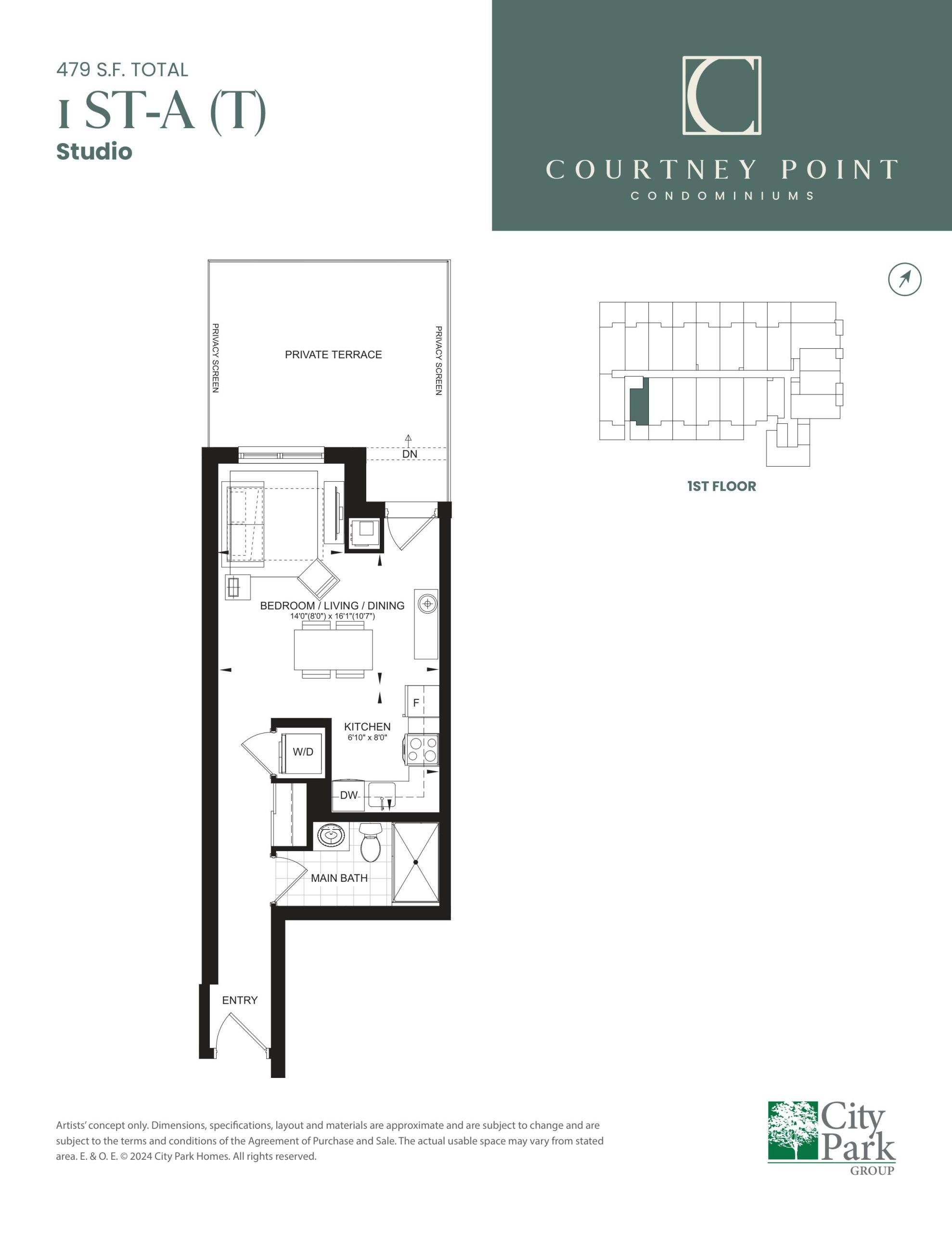 1 ST-A (T) floor plan