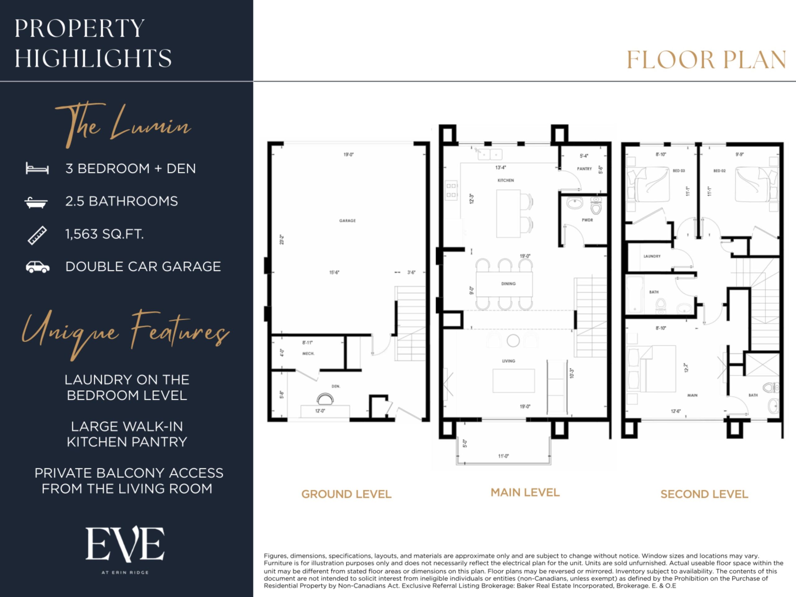 The Lumin floor plan