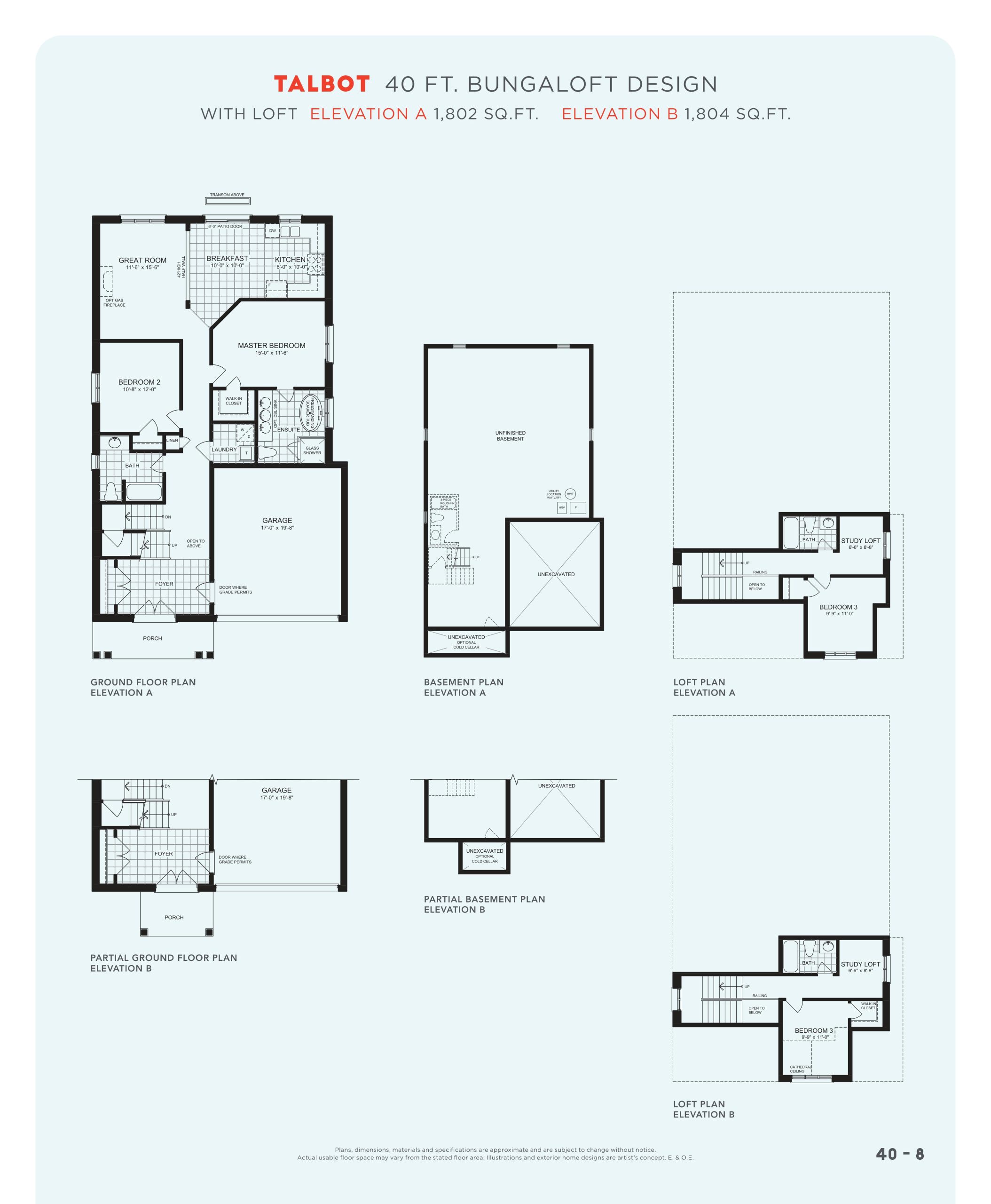 Talbot floor plan