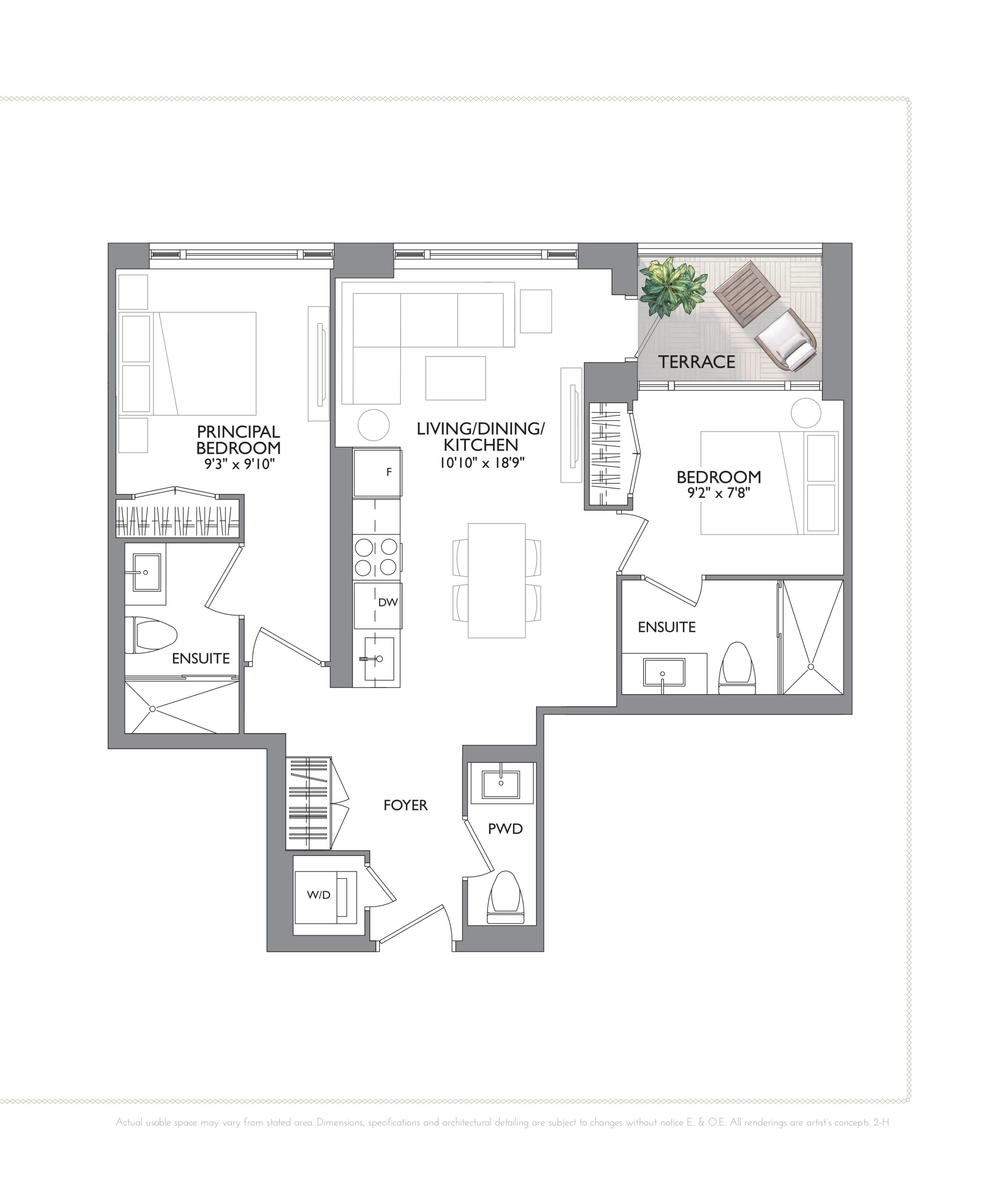 The Topaz floor plan