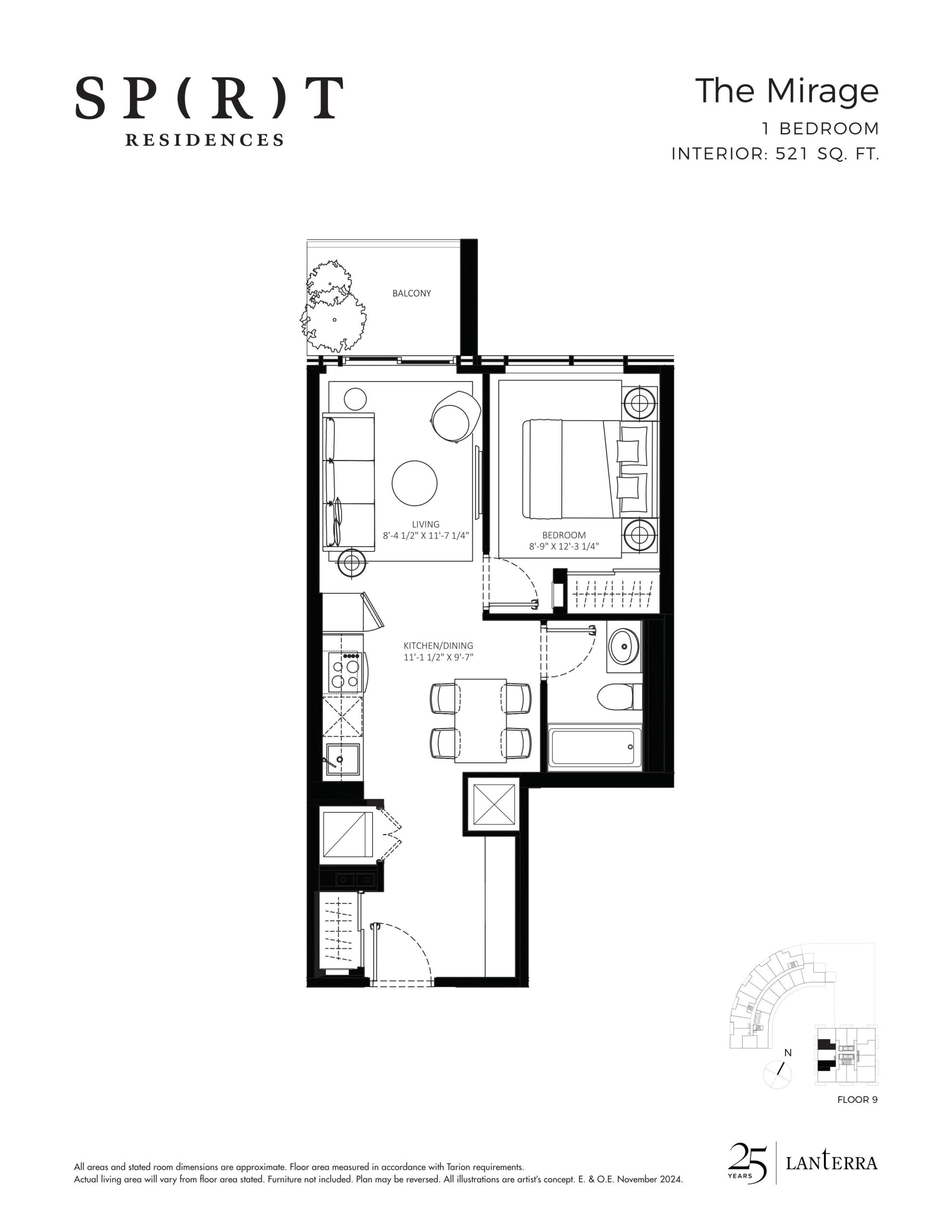 The Mirage floor plan