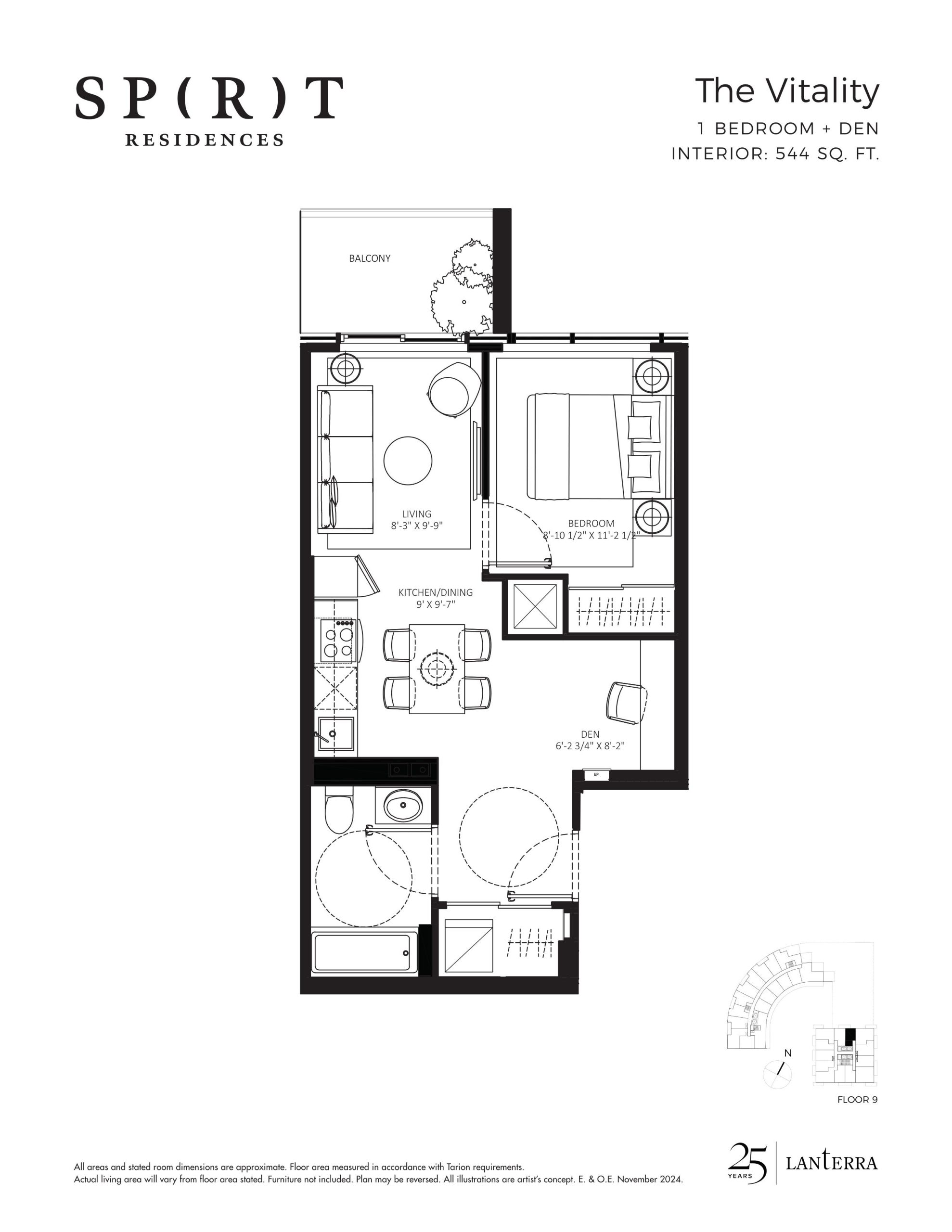 The Vitality floor plan