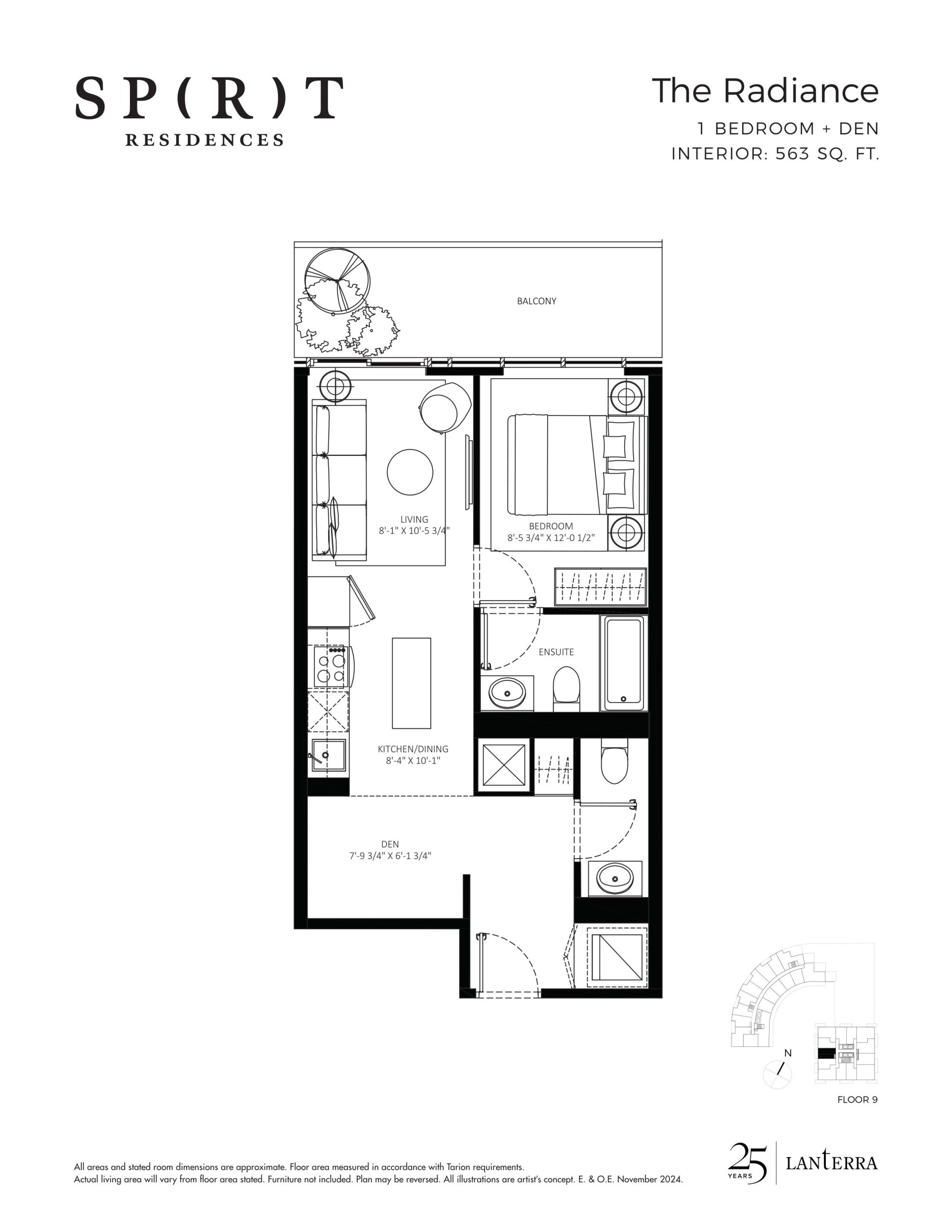 The Radiance floor plan