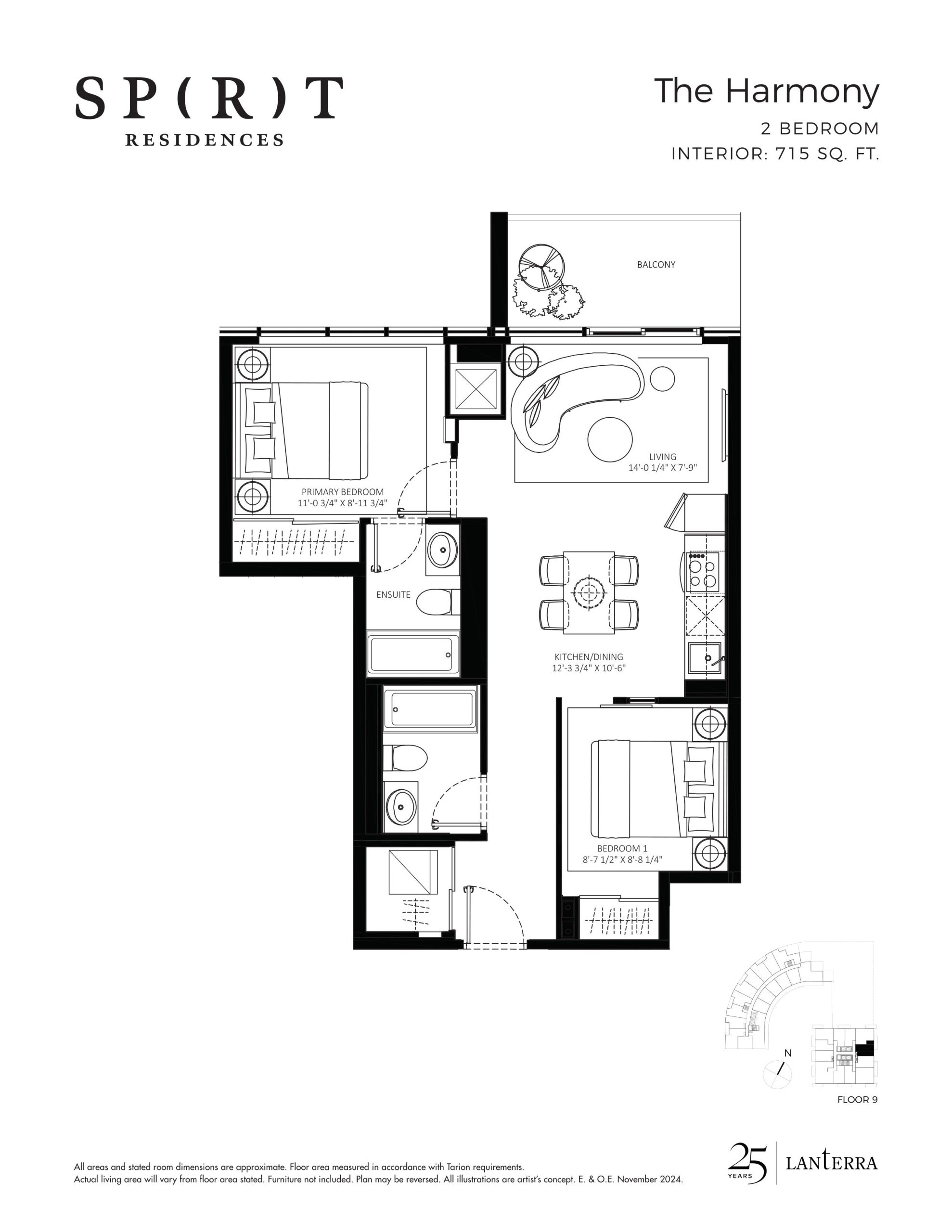 The Harmony floor plan