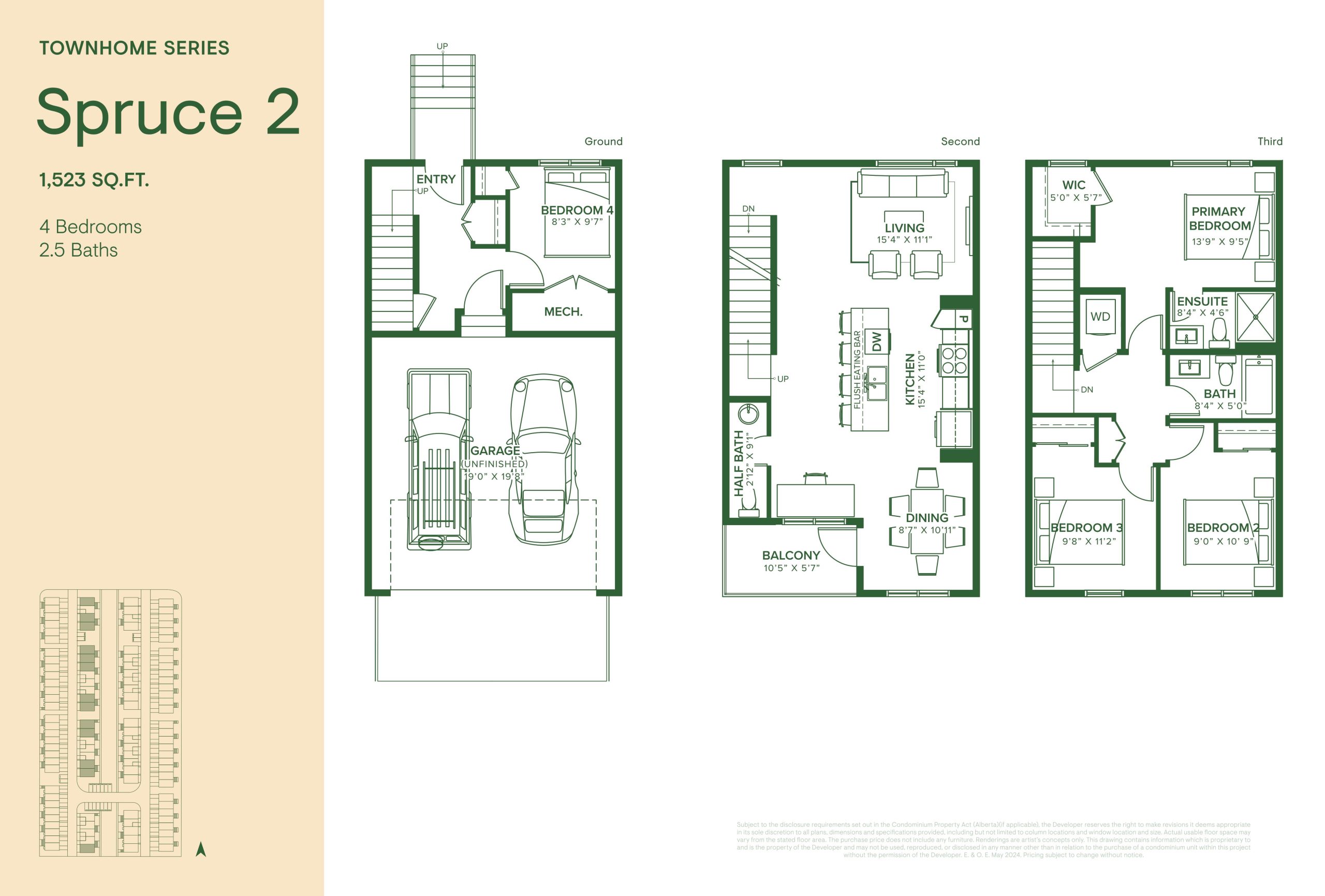 Spruce 2 floor plan