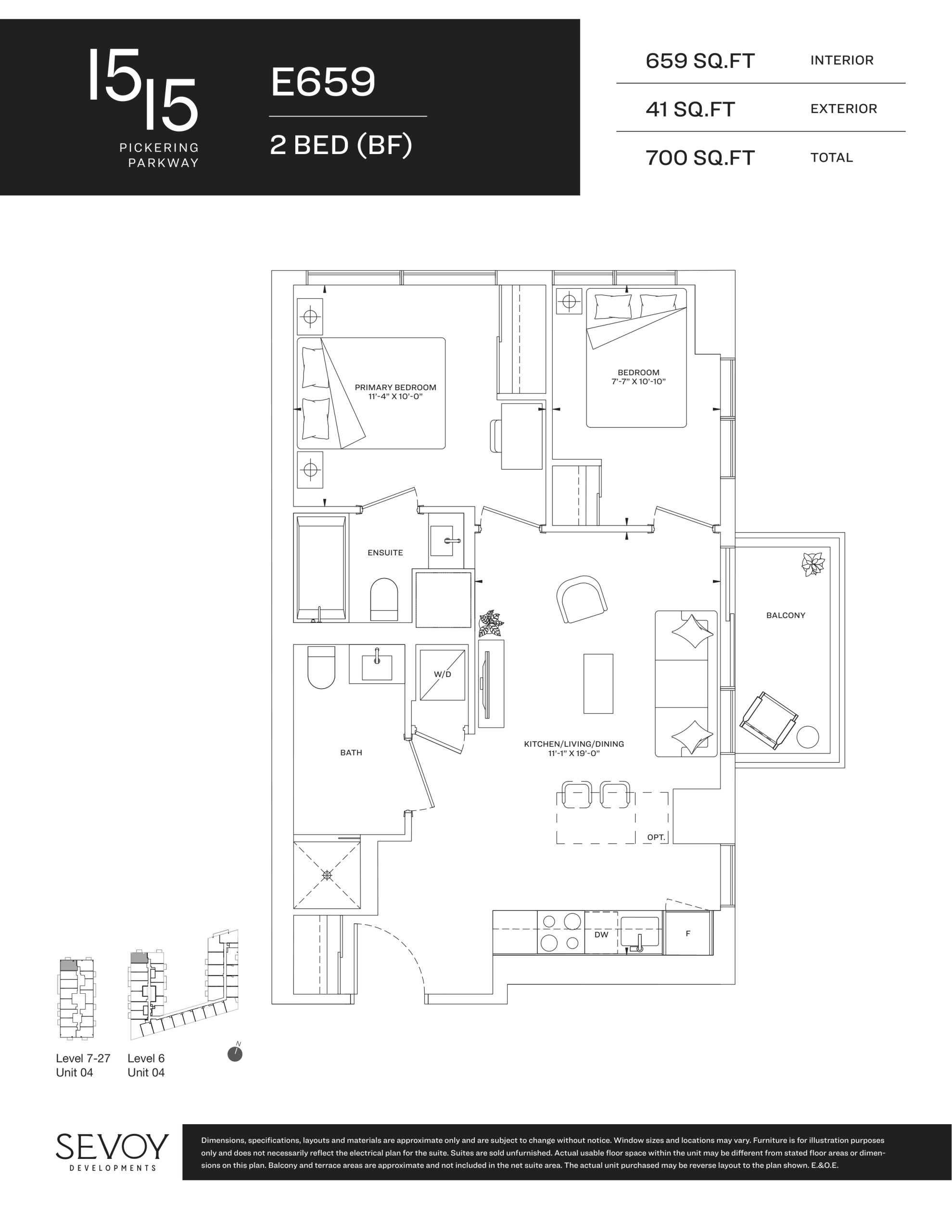 E659 BF floor plan