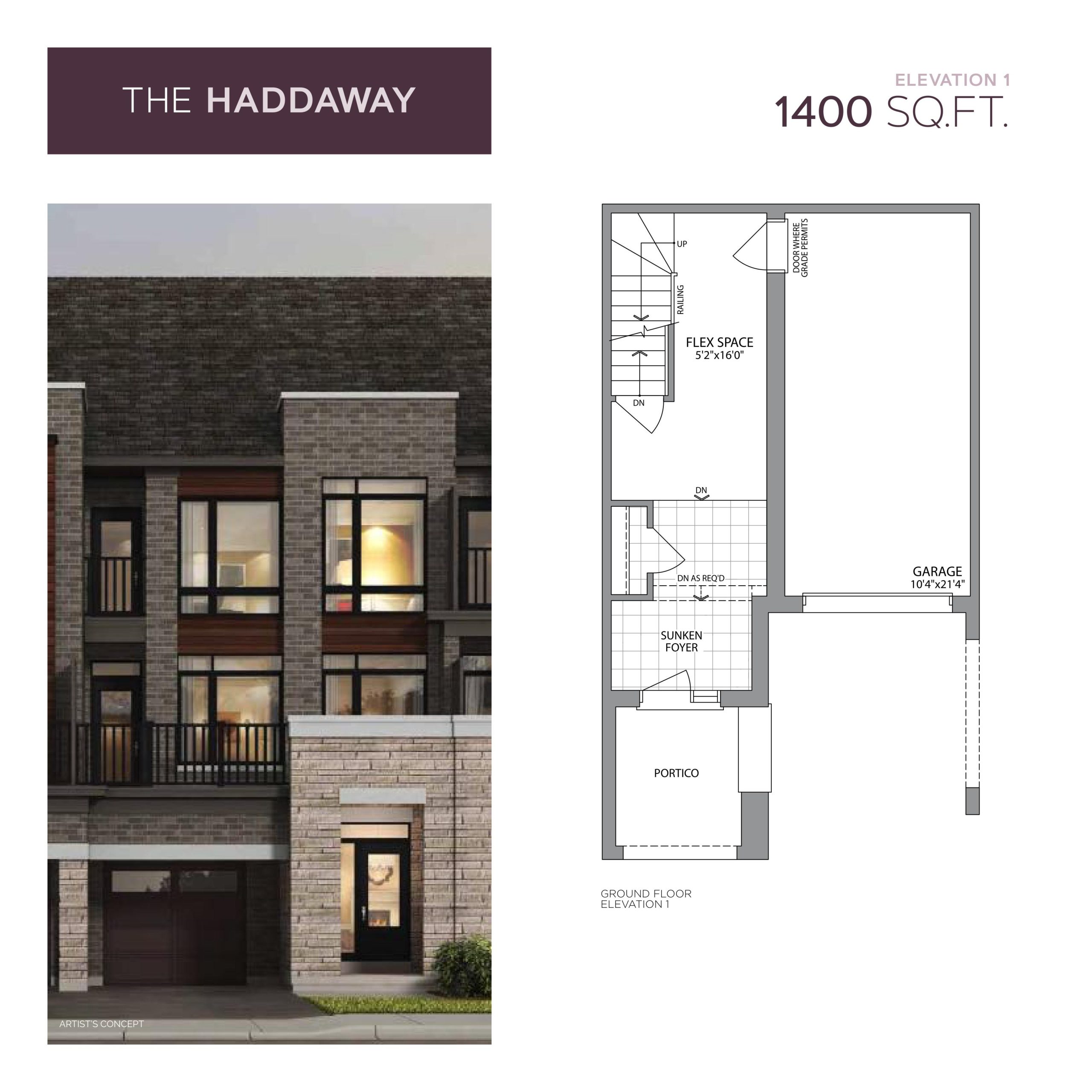 The Haddaway floor plan