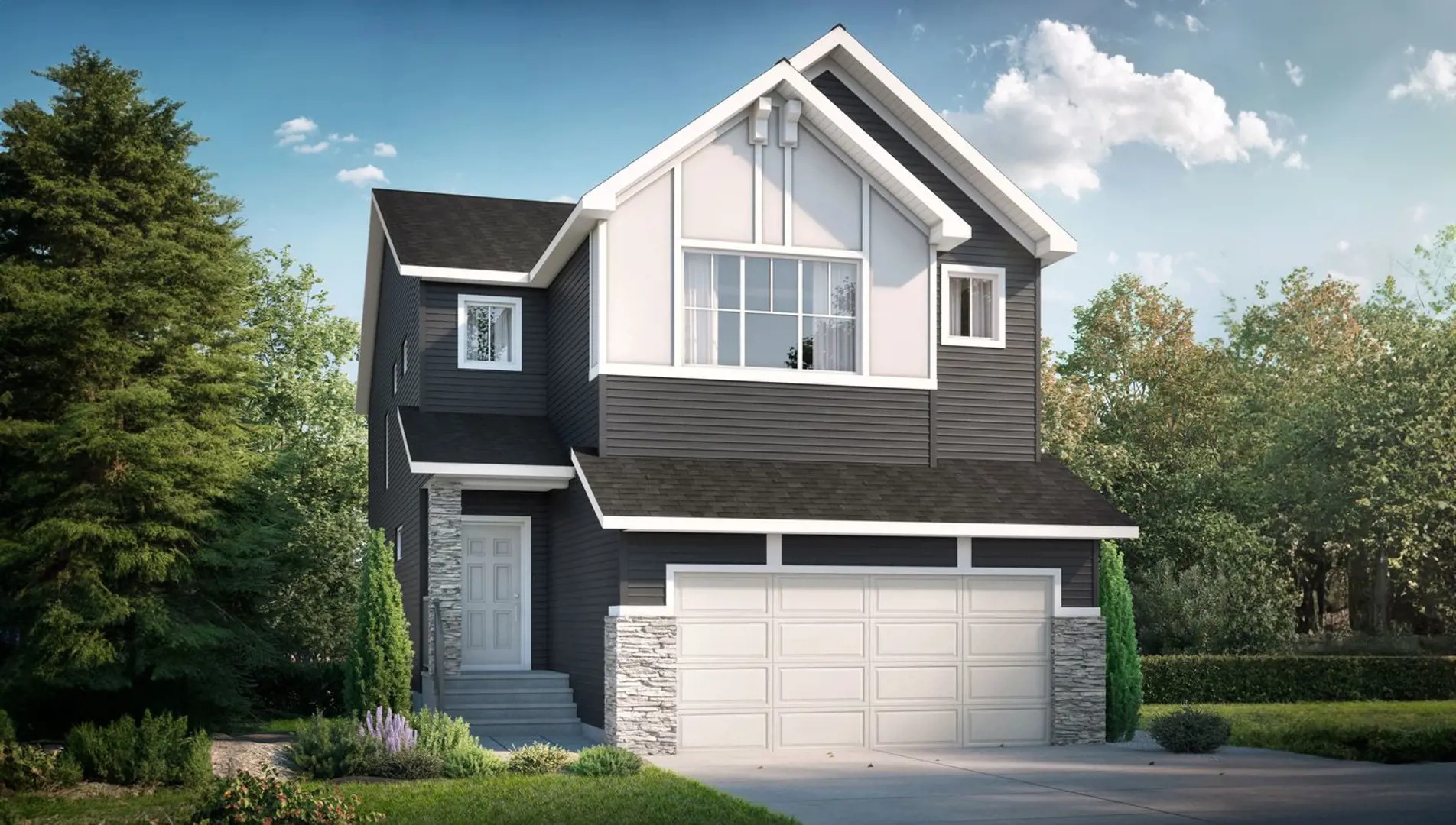Cobblestone Creek in Airdrie — rendering 4