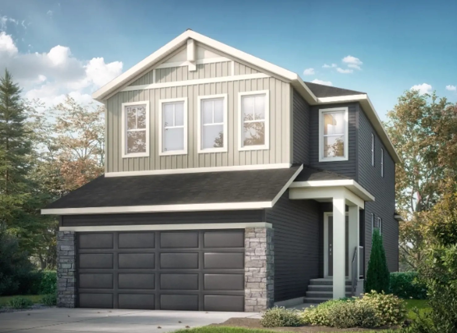 Cobblestone Creek in Airdrie — rendering 6