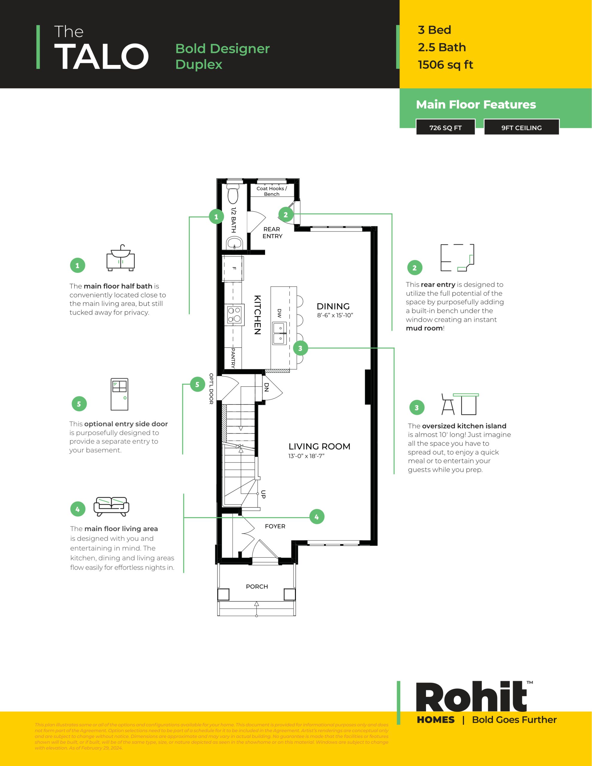 The Talo floor plan