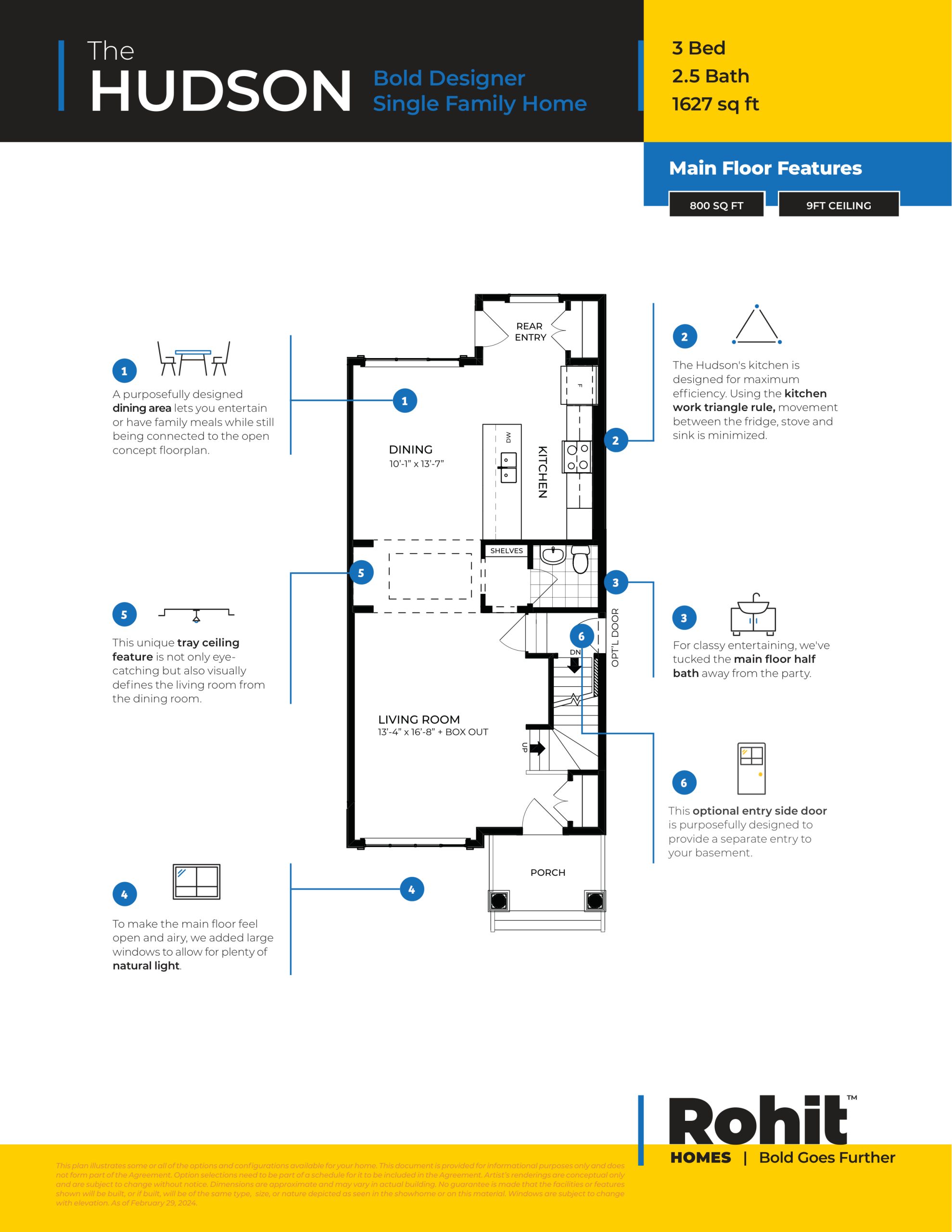The Hudson floor plan