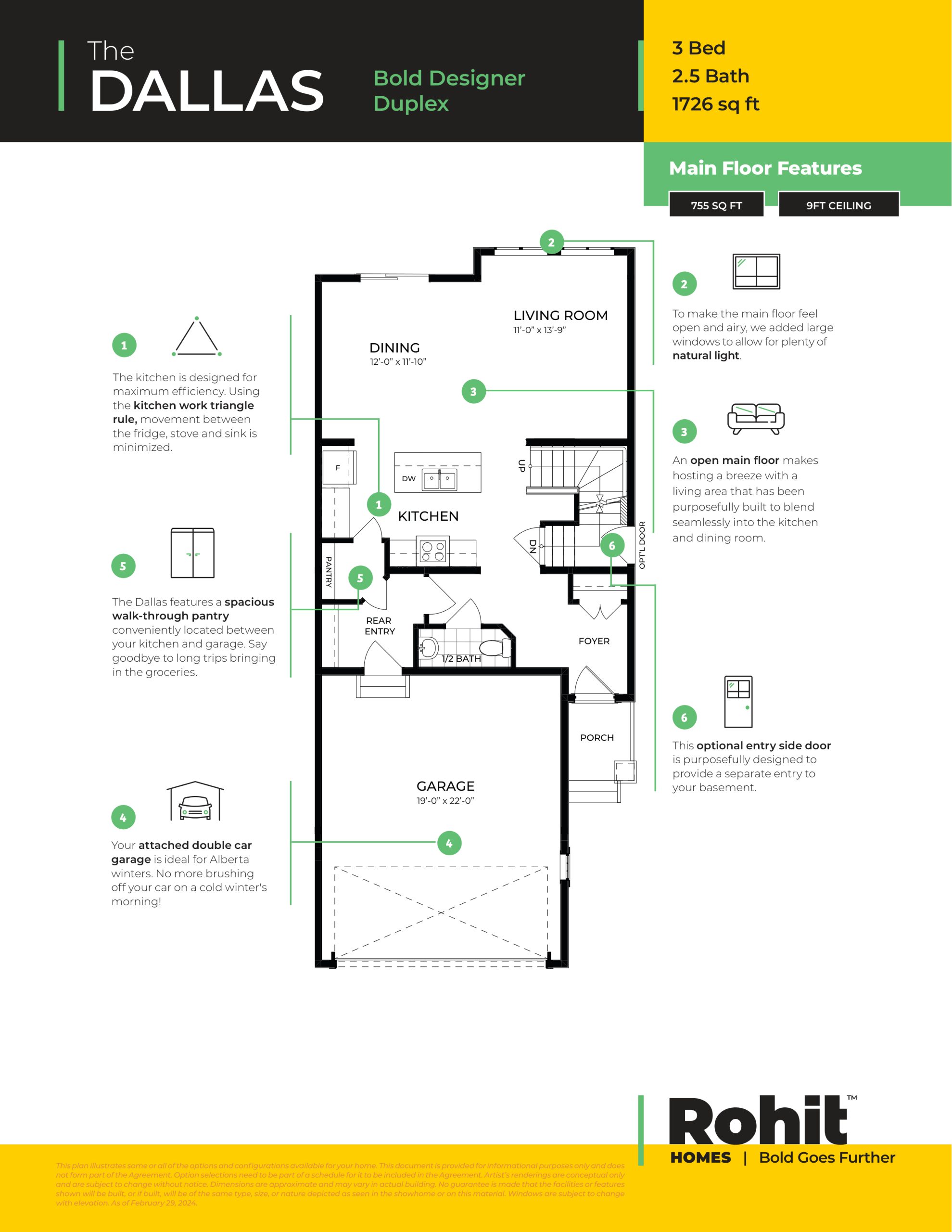 The Dallas floor plan