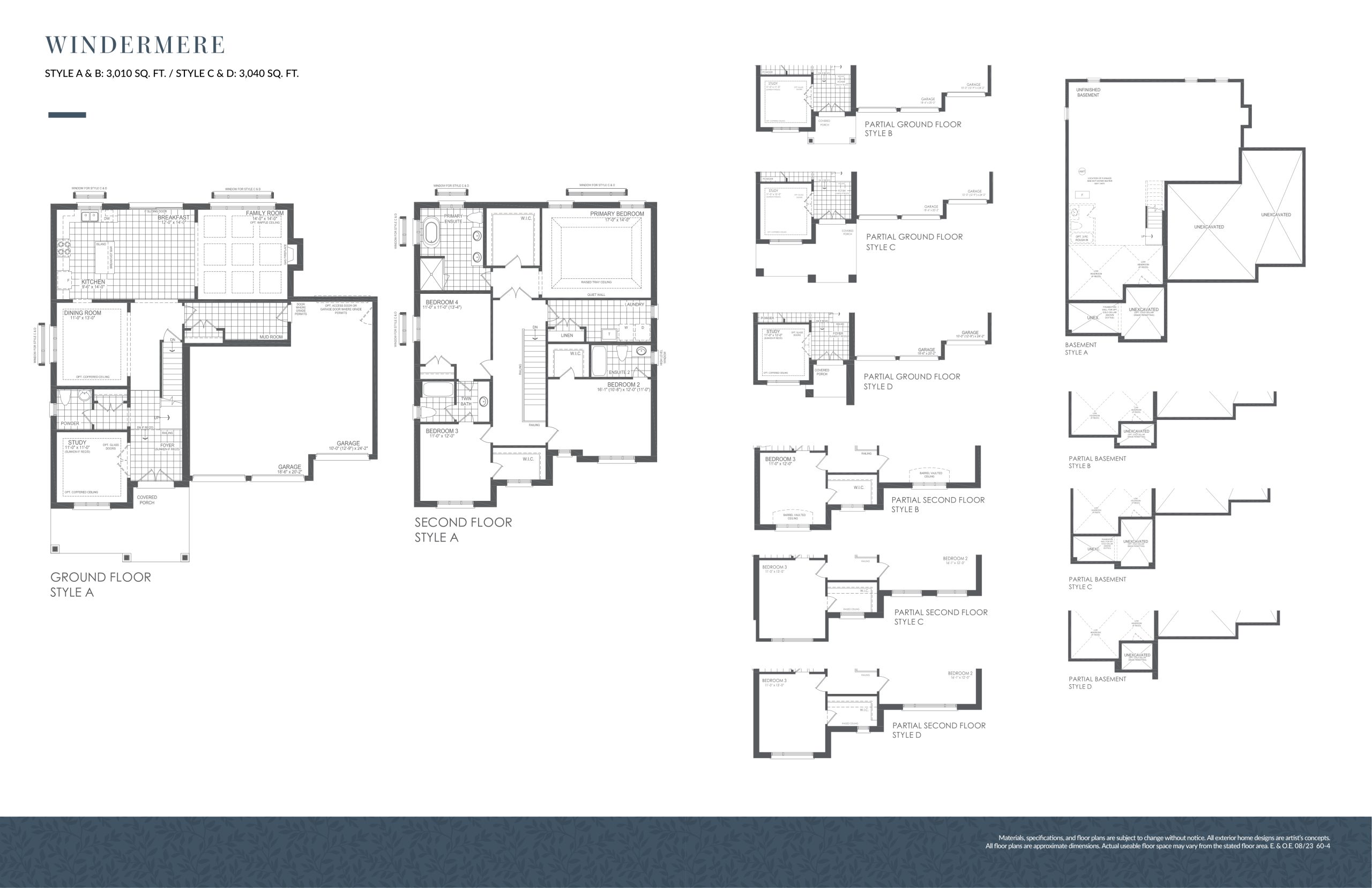 Windermere floor plan