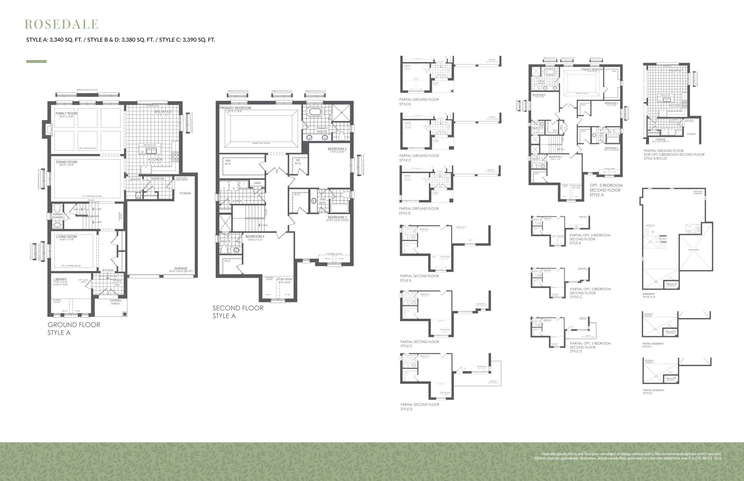 Rosedale floor plan
