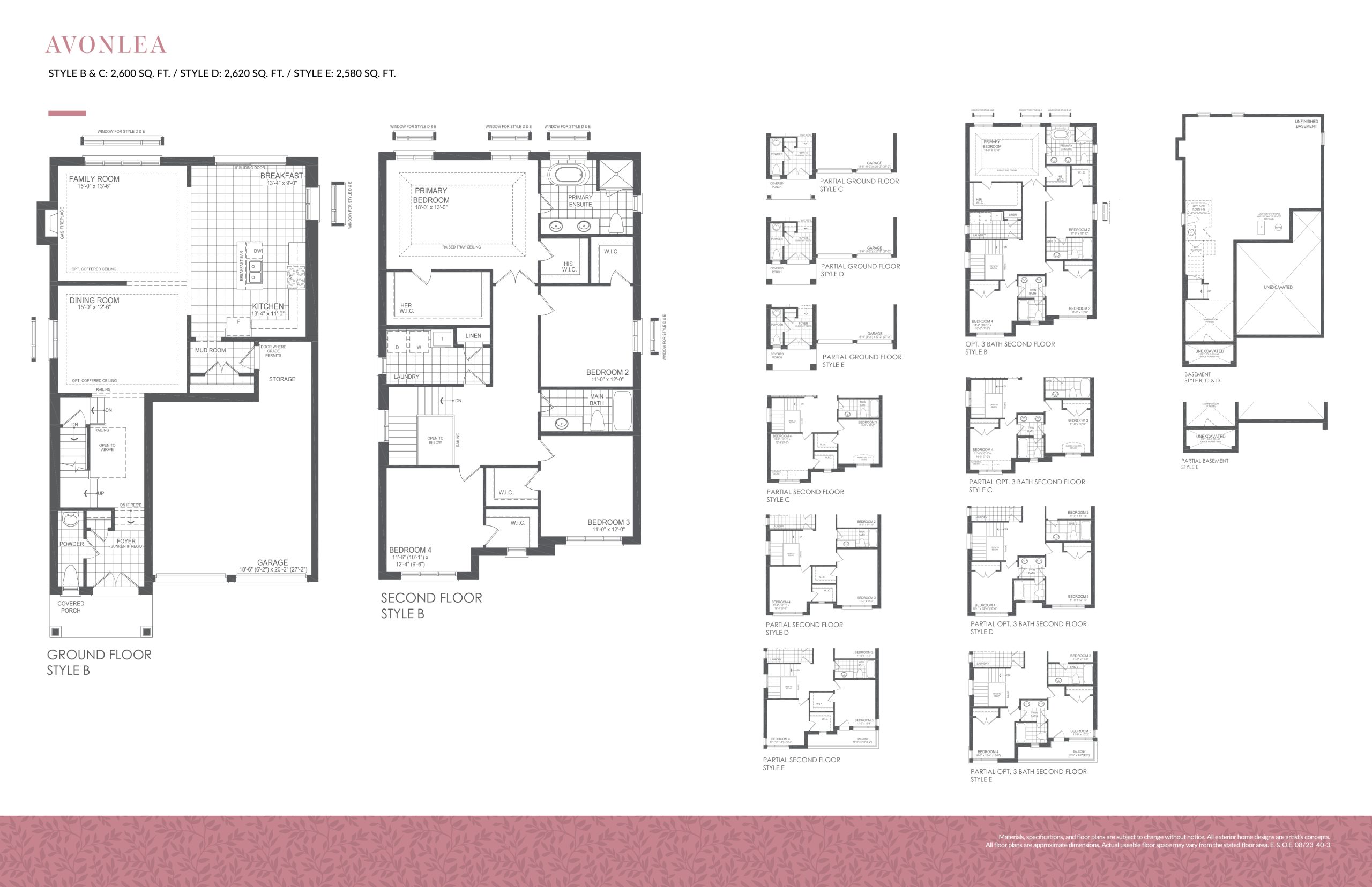 Avonlea floor plan