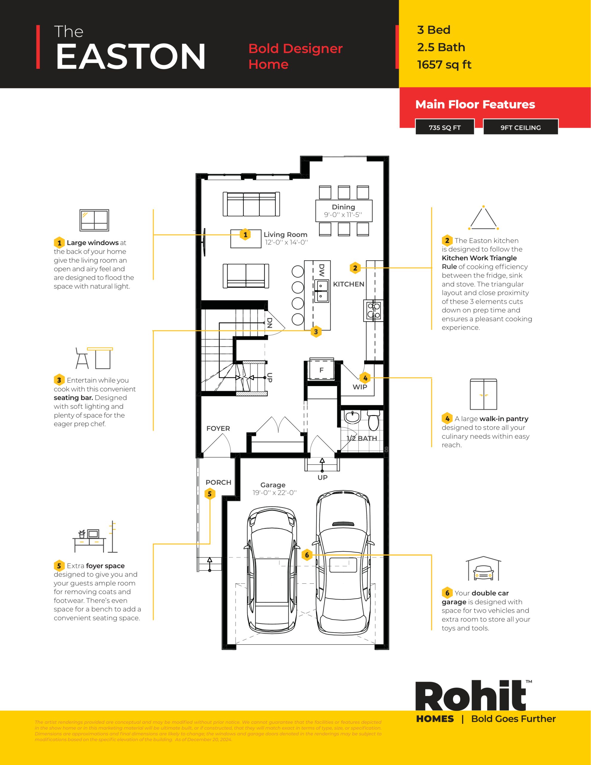 The Easton floor plan