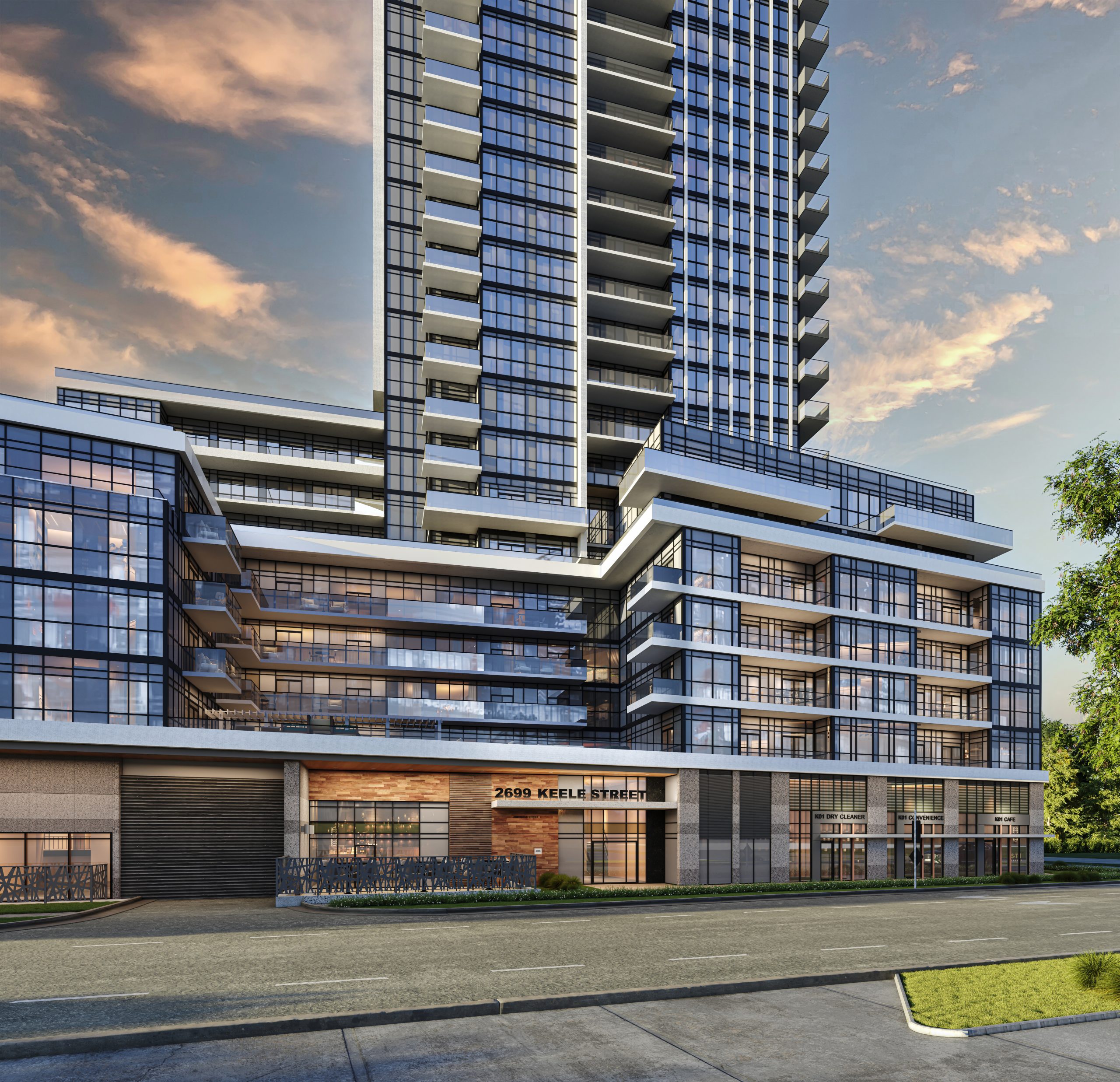 K01 Condos in Toronto — rendering 3