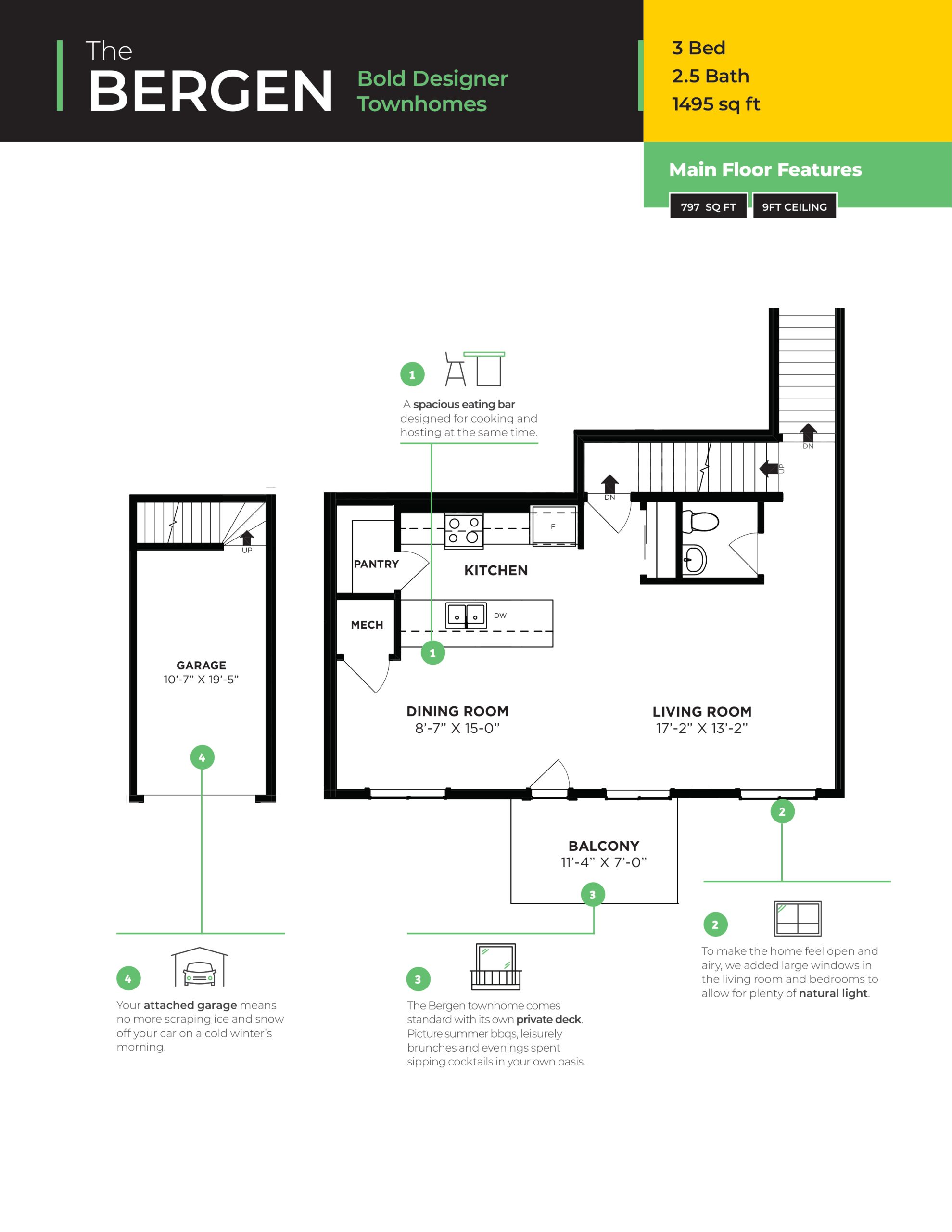 The Bergen floor plan