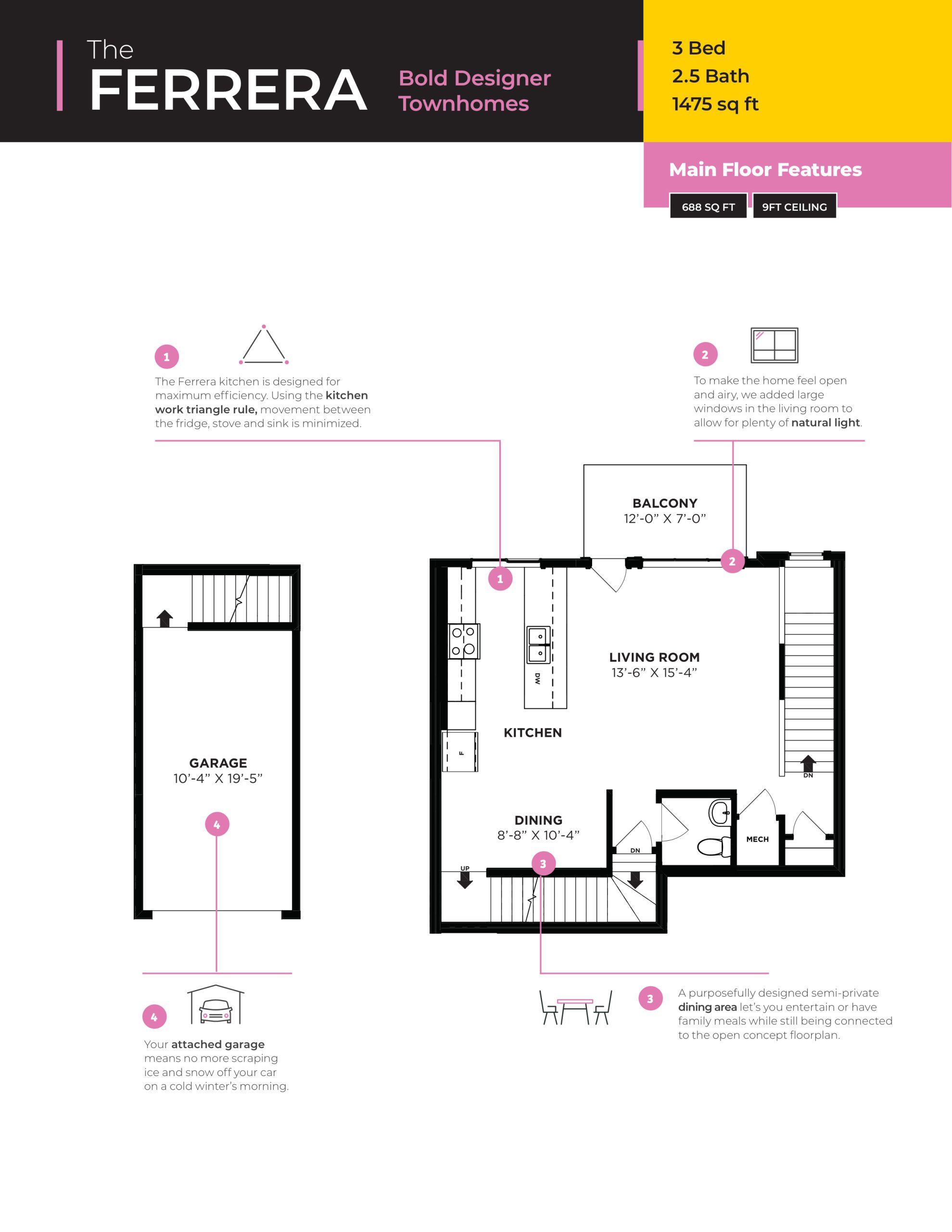 The Ferrera floor plan