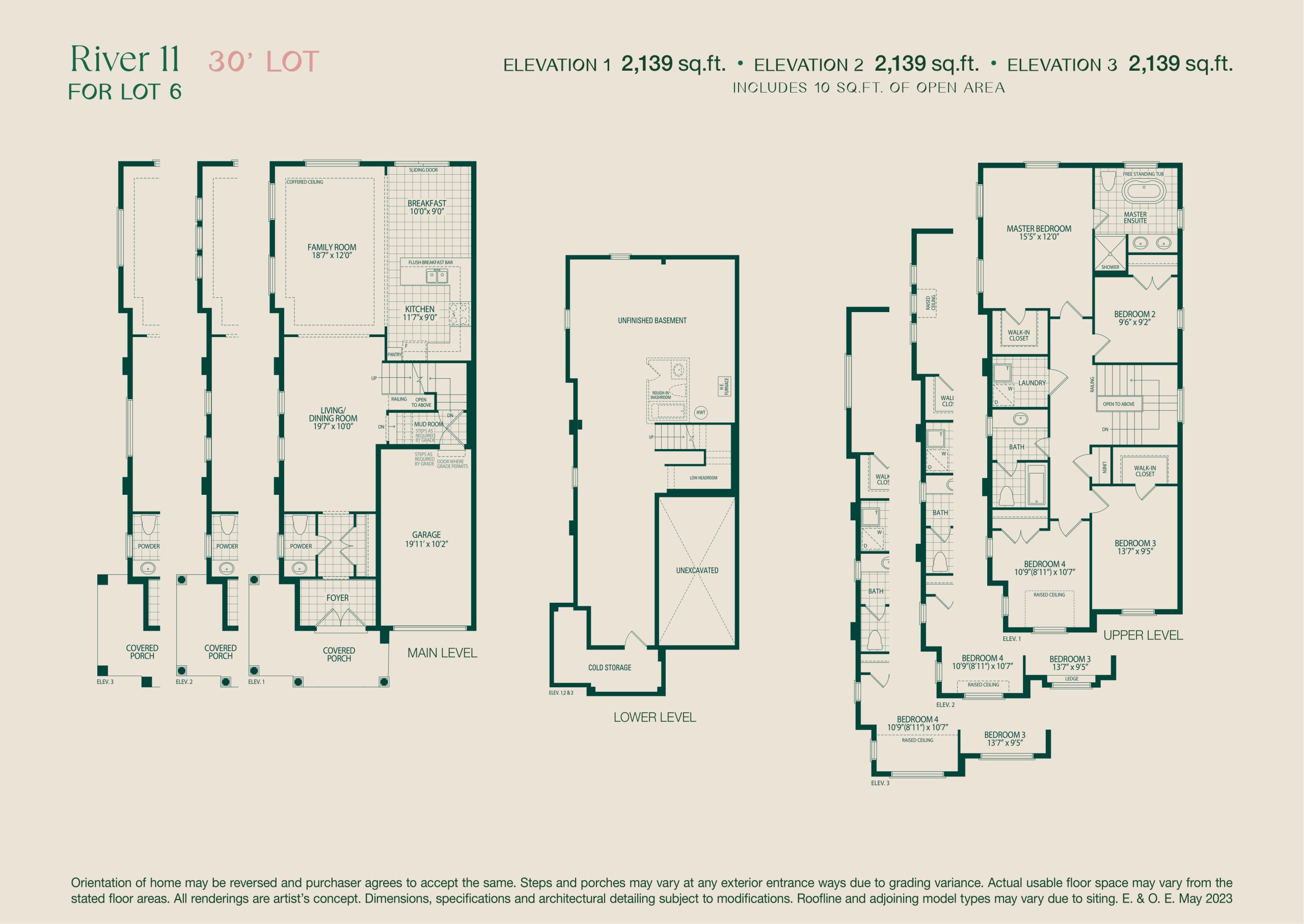 River 11 (Lot 6) floor plan