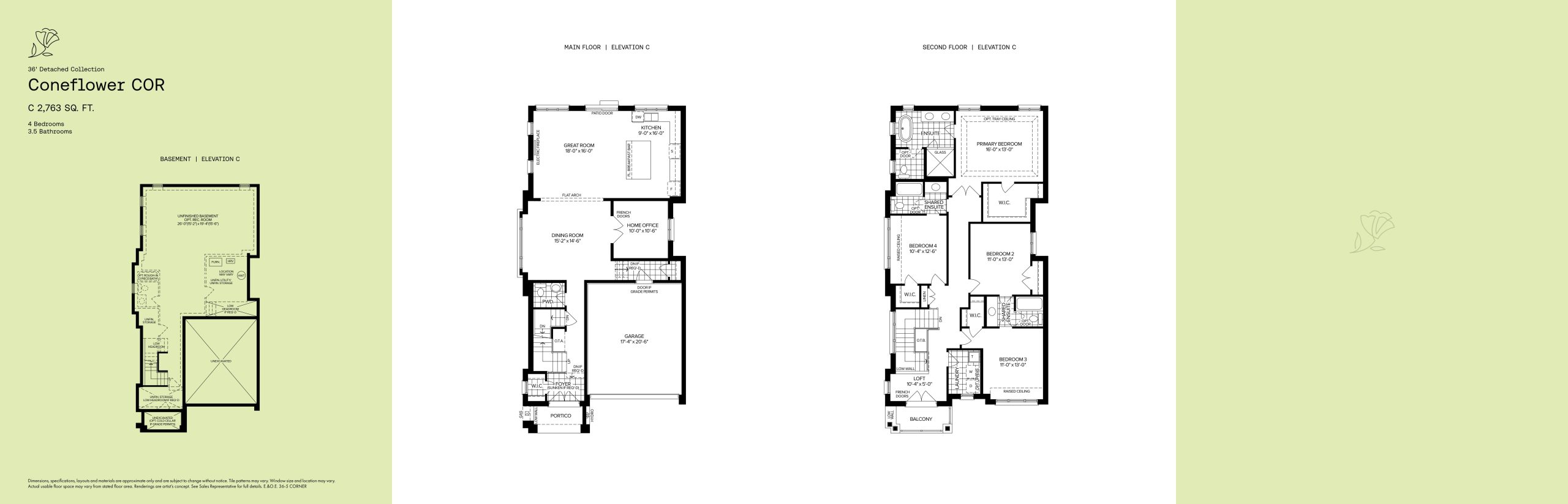 Coneflower COR 36-5 floor plan