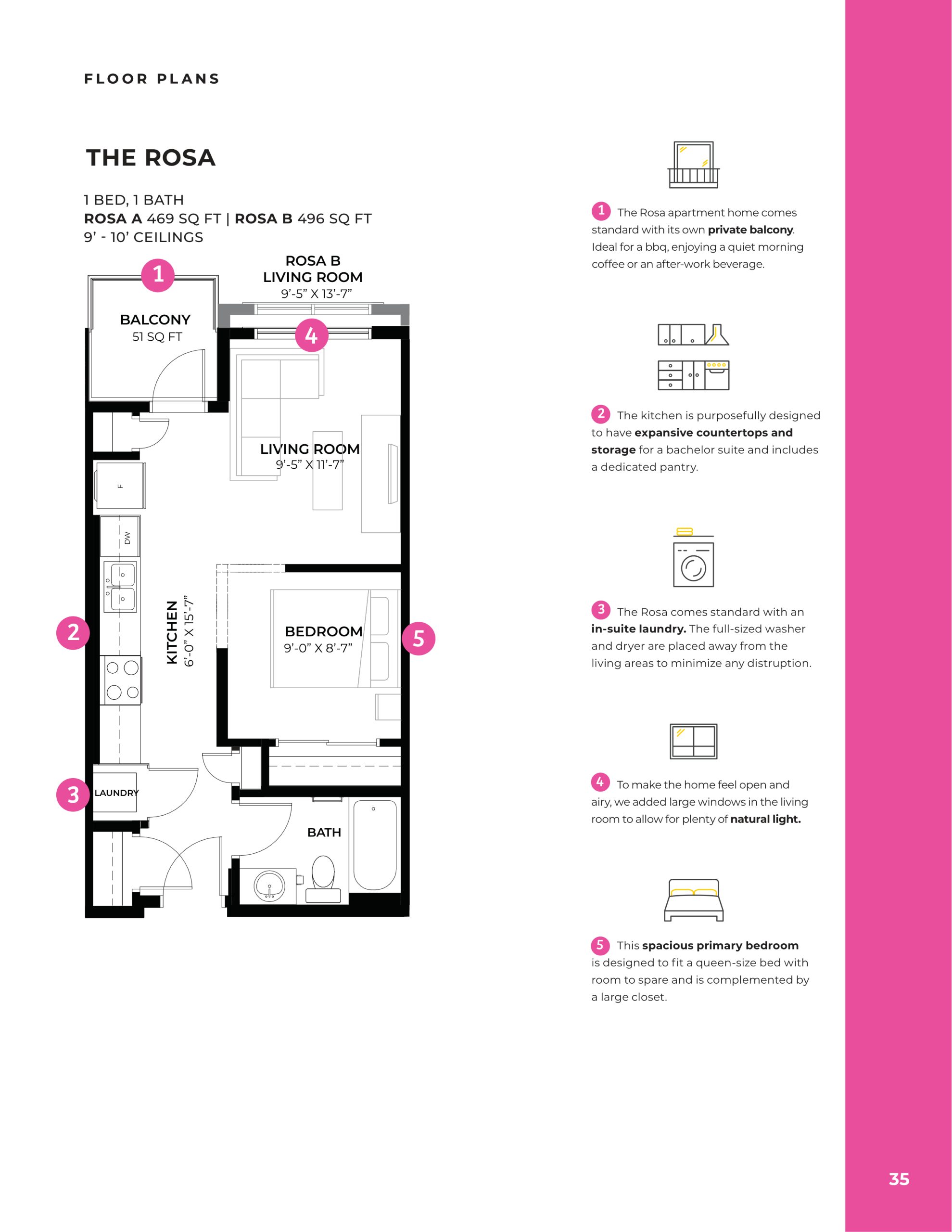 The Rosa floor plan