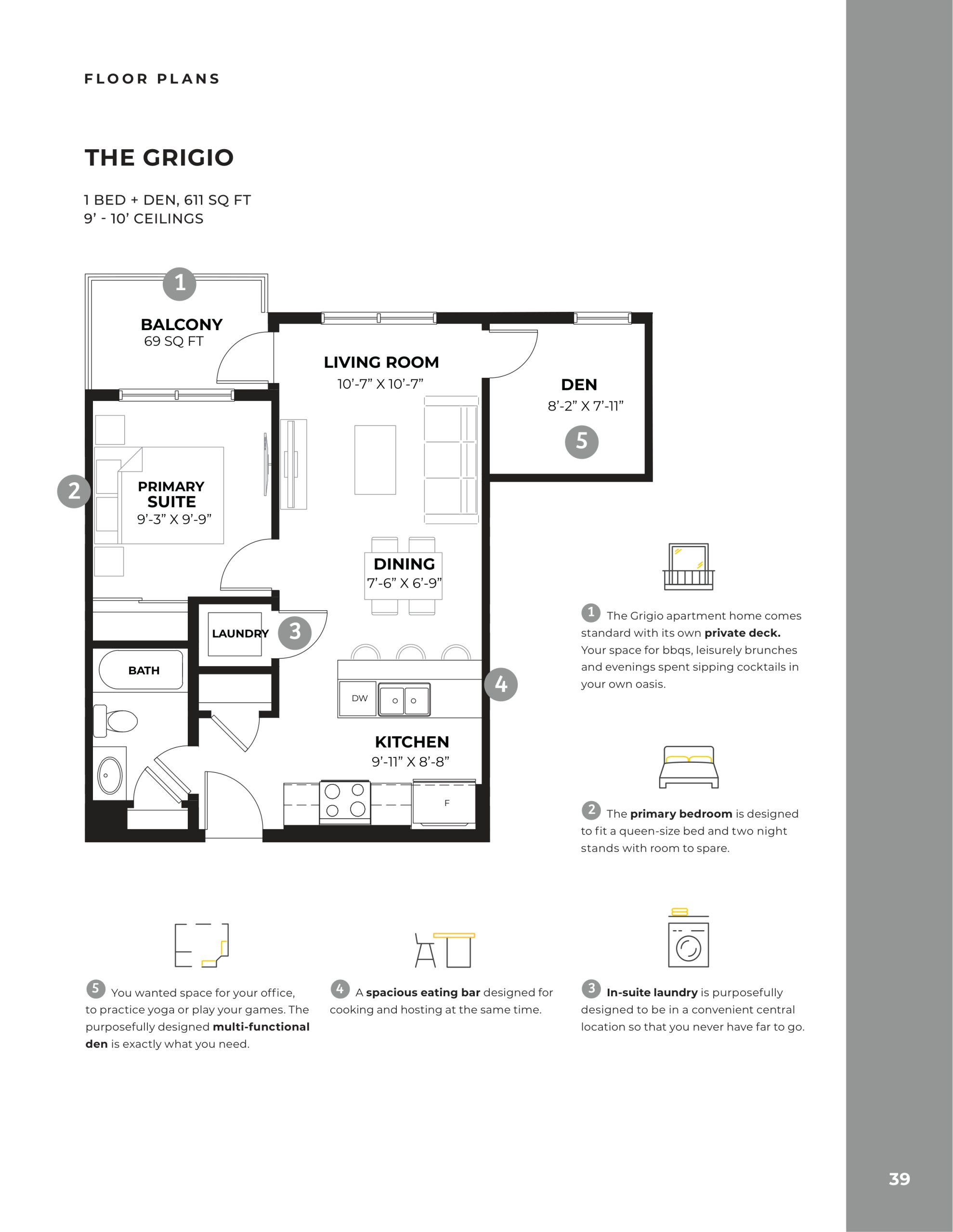 The Grigio floor plan
