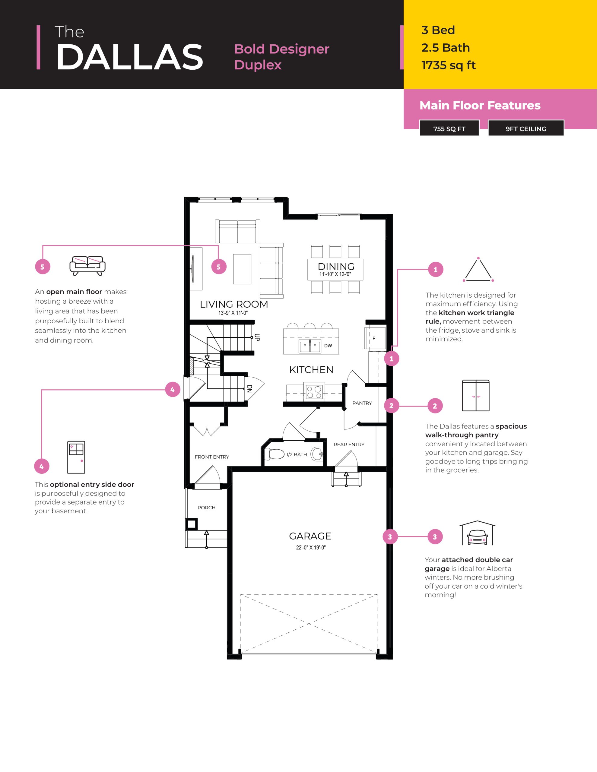 The Dallas (Duplex) floor plan
