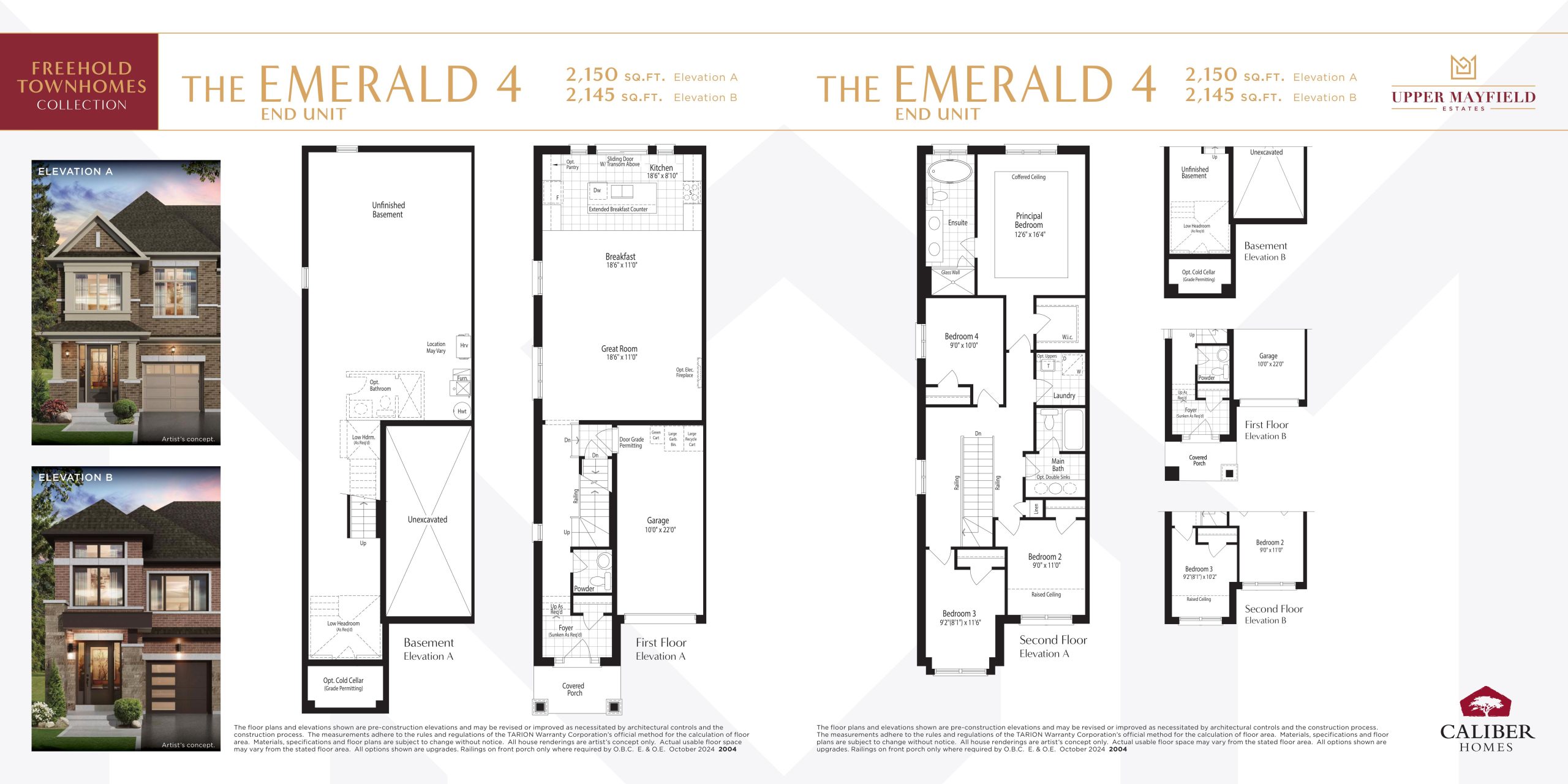 The Emerald 4 floor plan