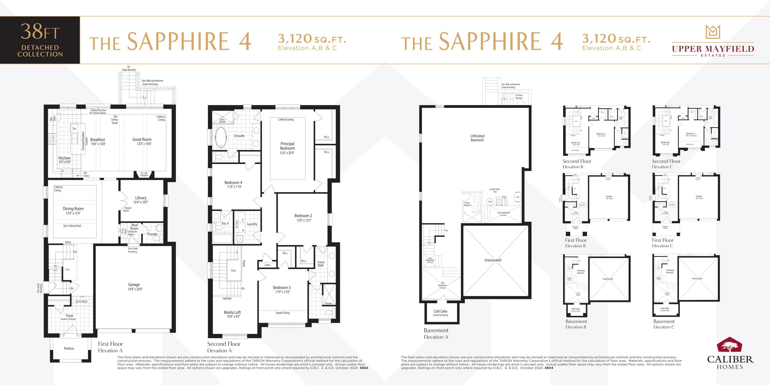 The Sapphire 4 floor plan